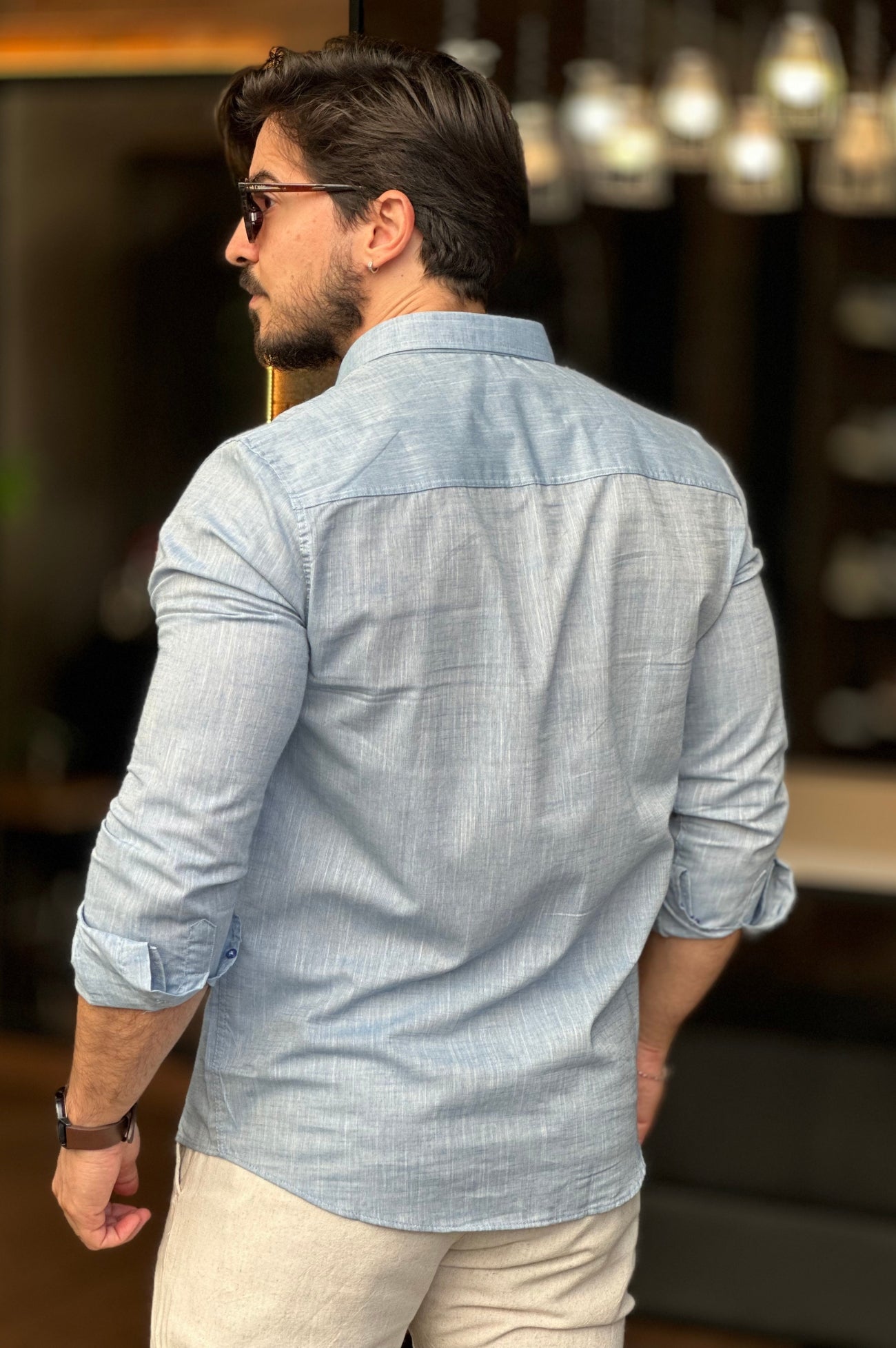 Camisa Flame Azul Sibra
