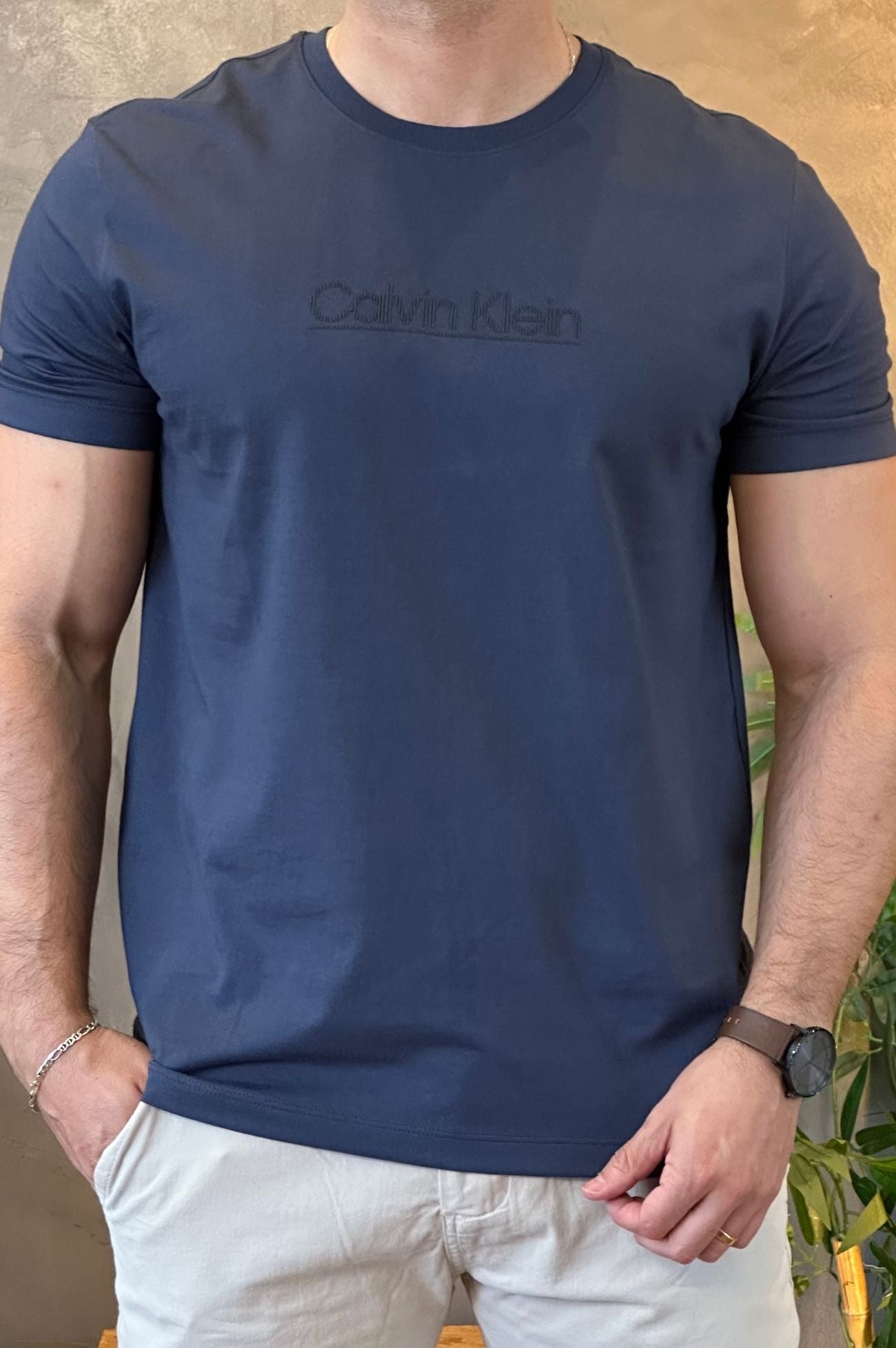 Camiseta Azul CK