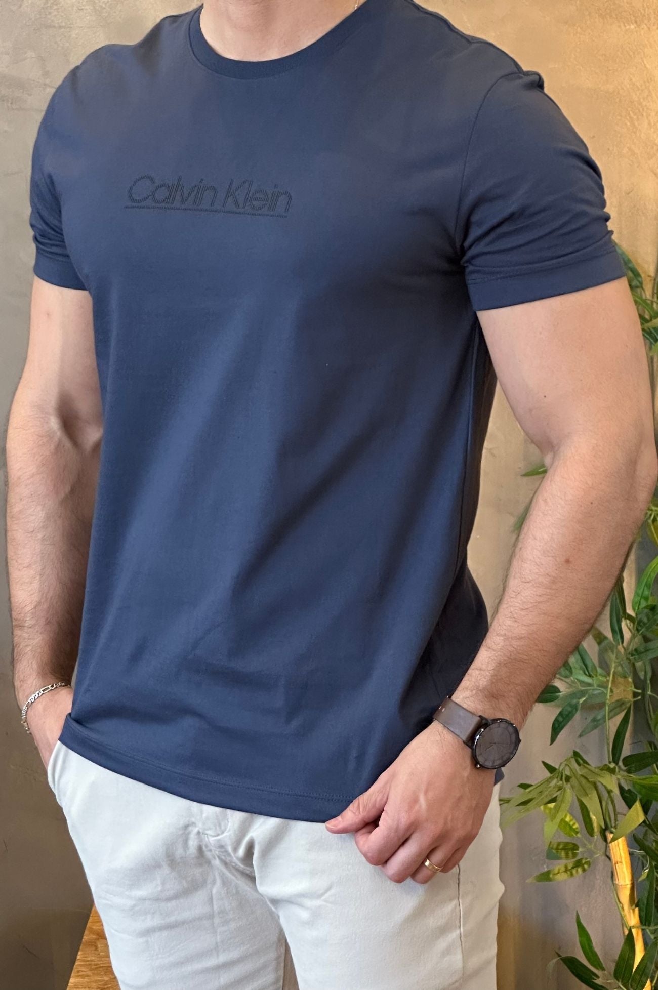 Camiseta Azul CK