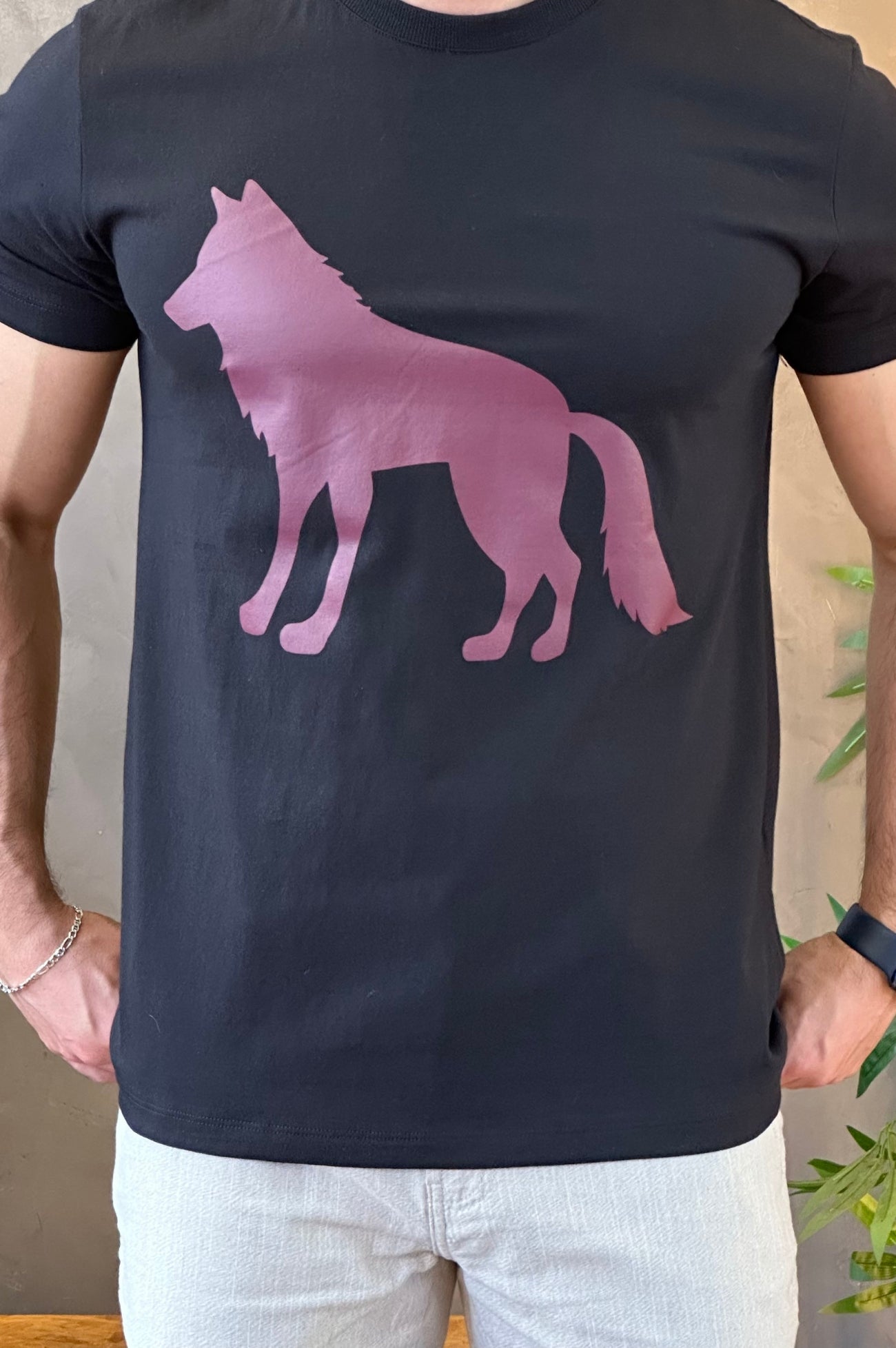 Camiseta Preta Lobo Acostamento