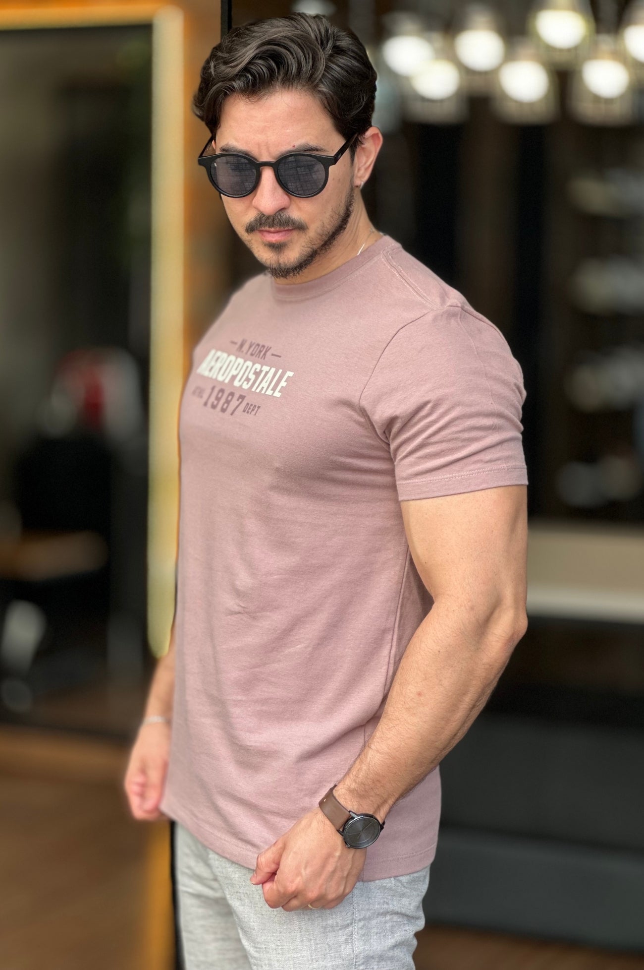 Camiseta Rose Aeropostale