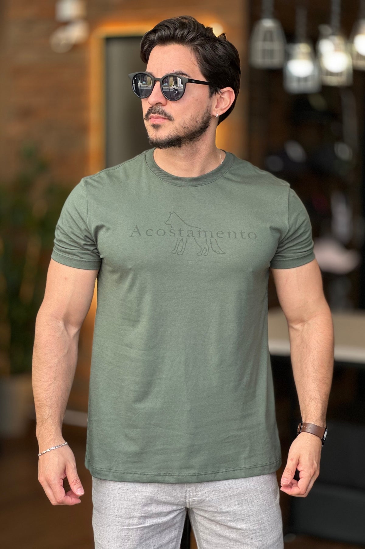 Camiseta Verde Acostamento