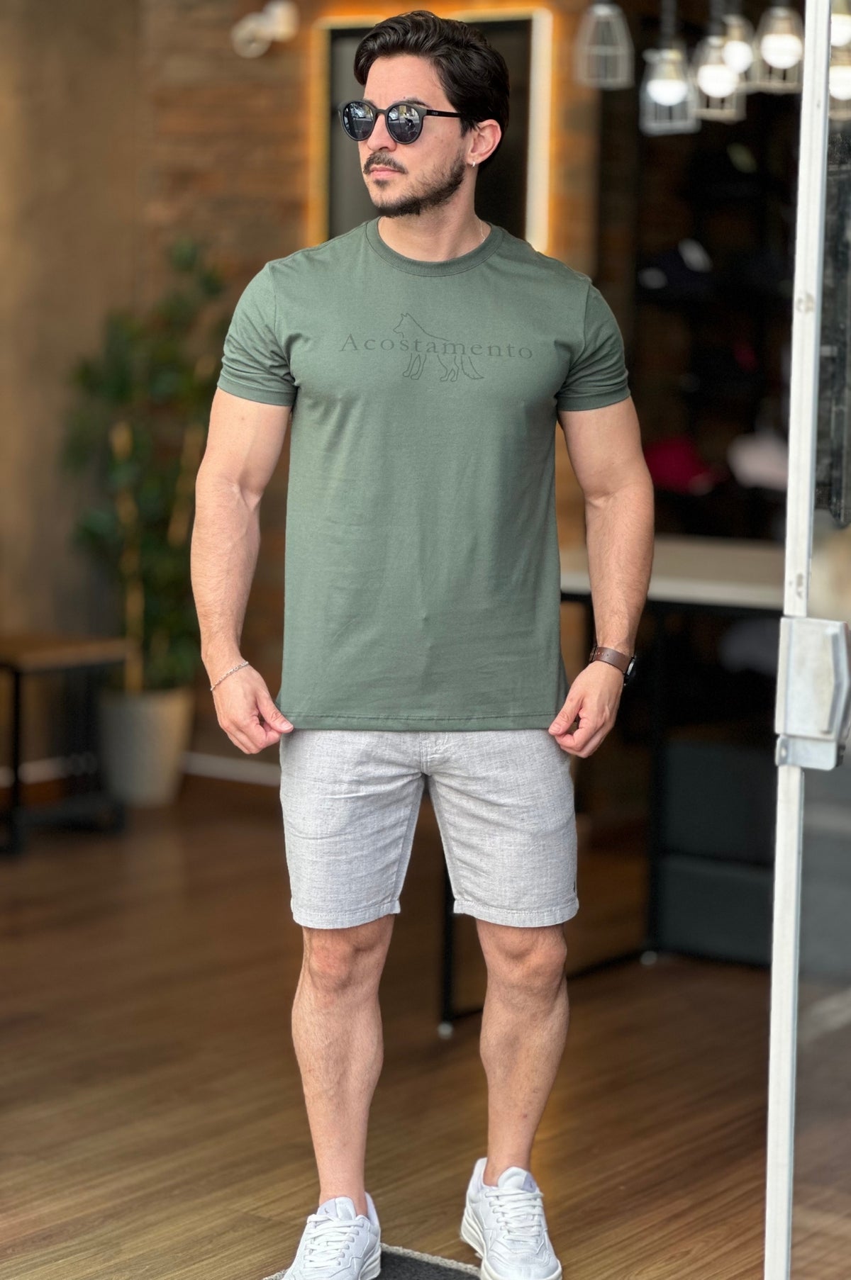 Camiseta Verde Acostamento