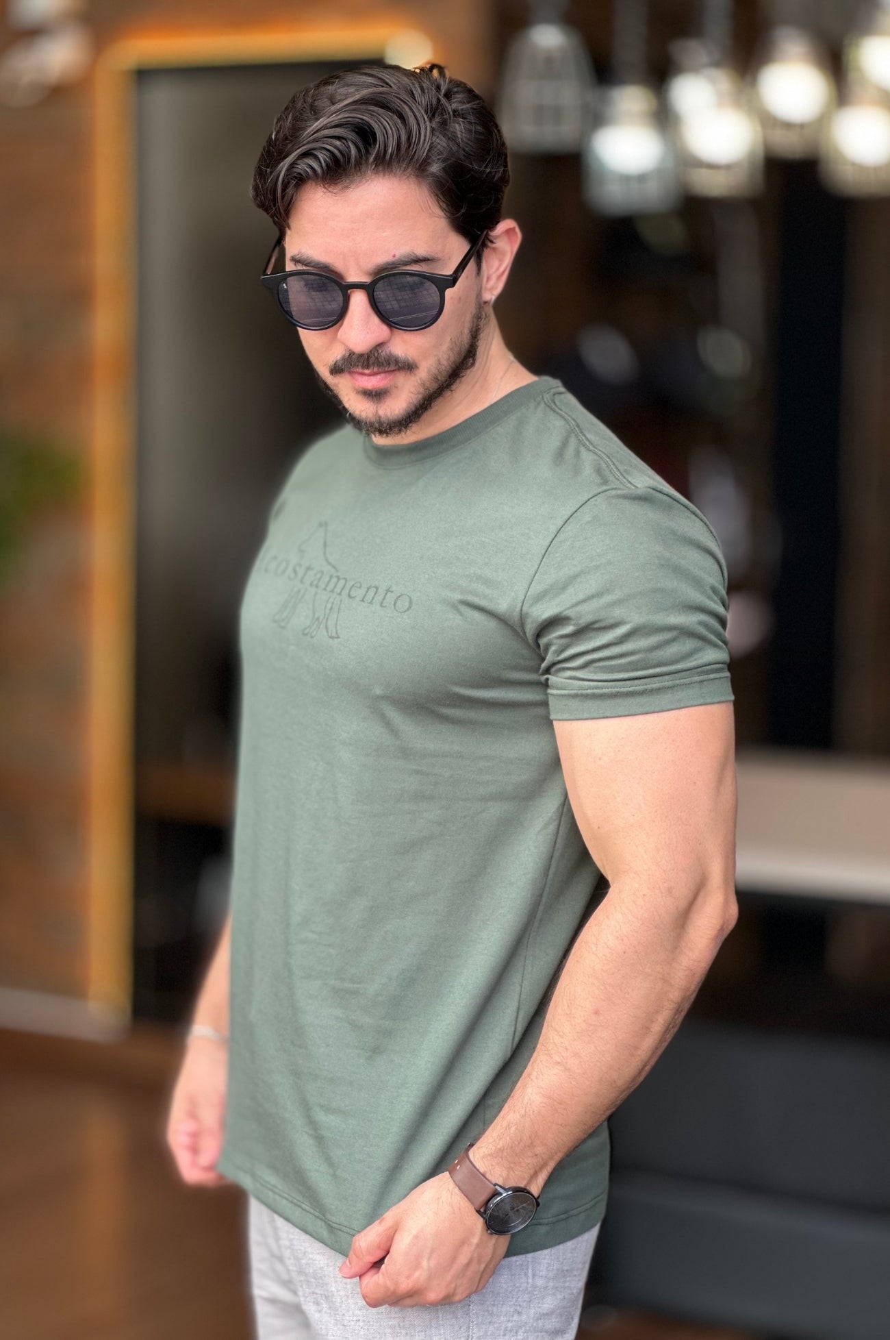 Camiseta Verde Acostamento