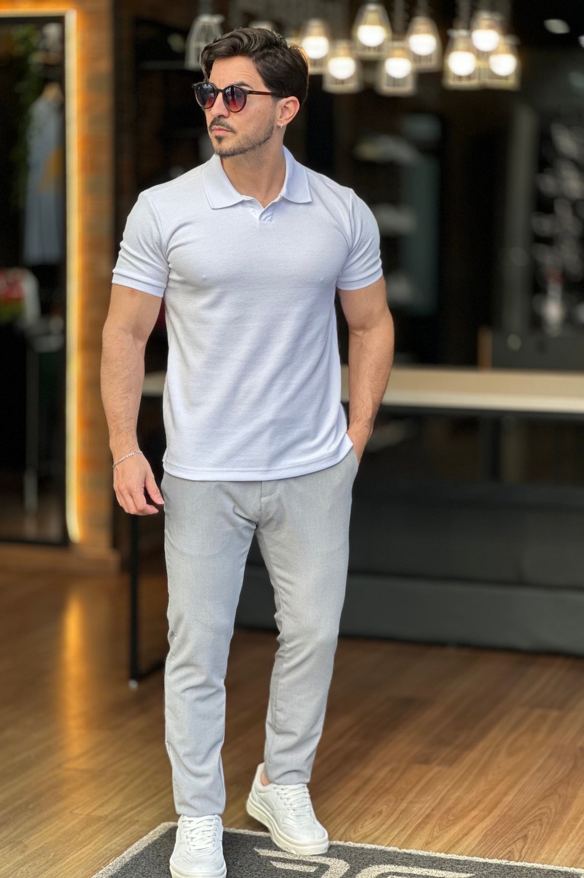 Polo Branca King&Joe