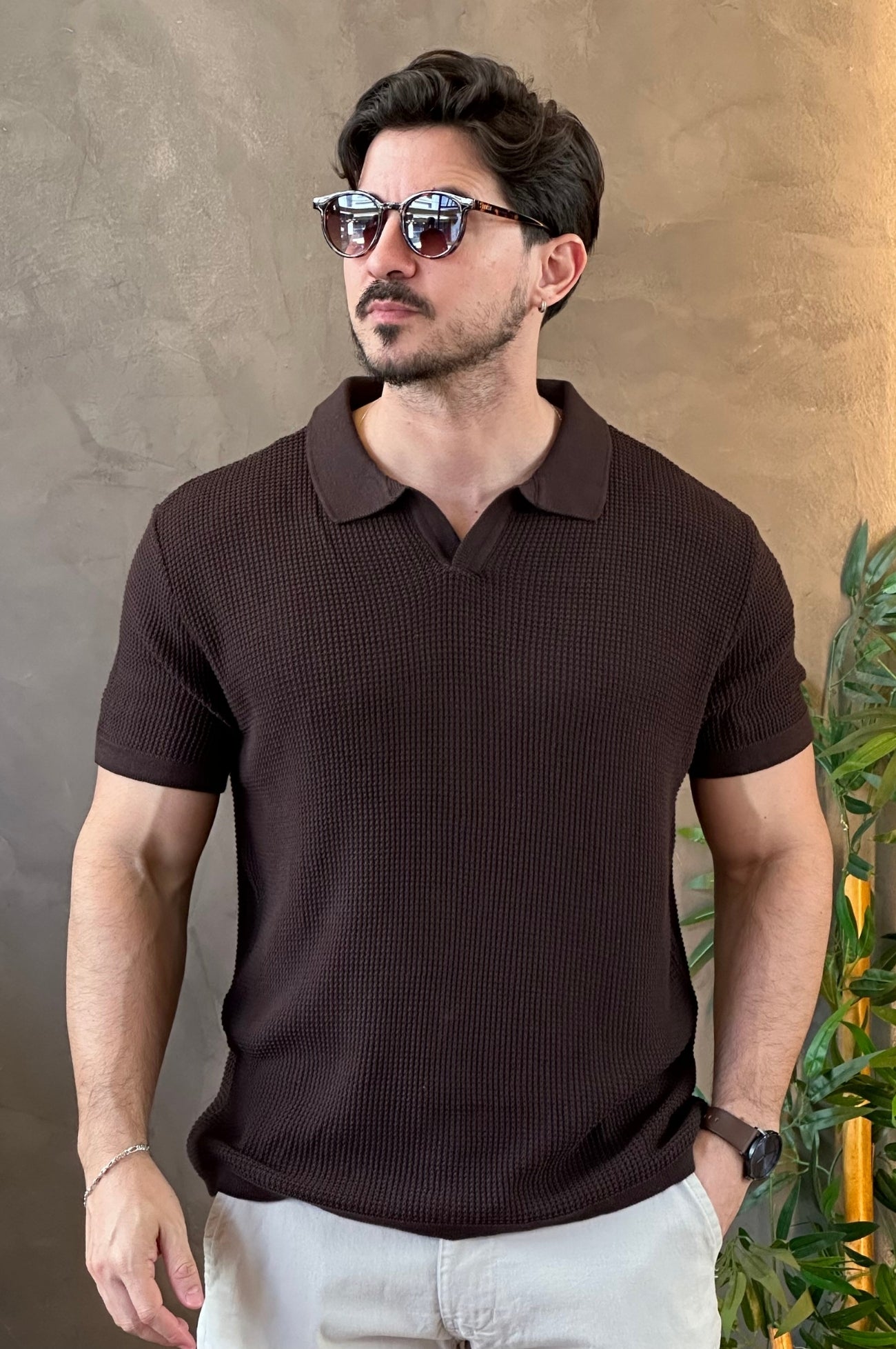 Polo Tricot Texturizada Ankor