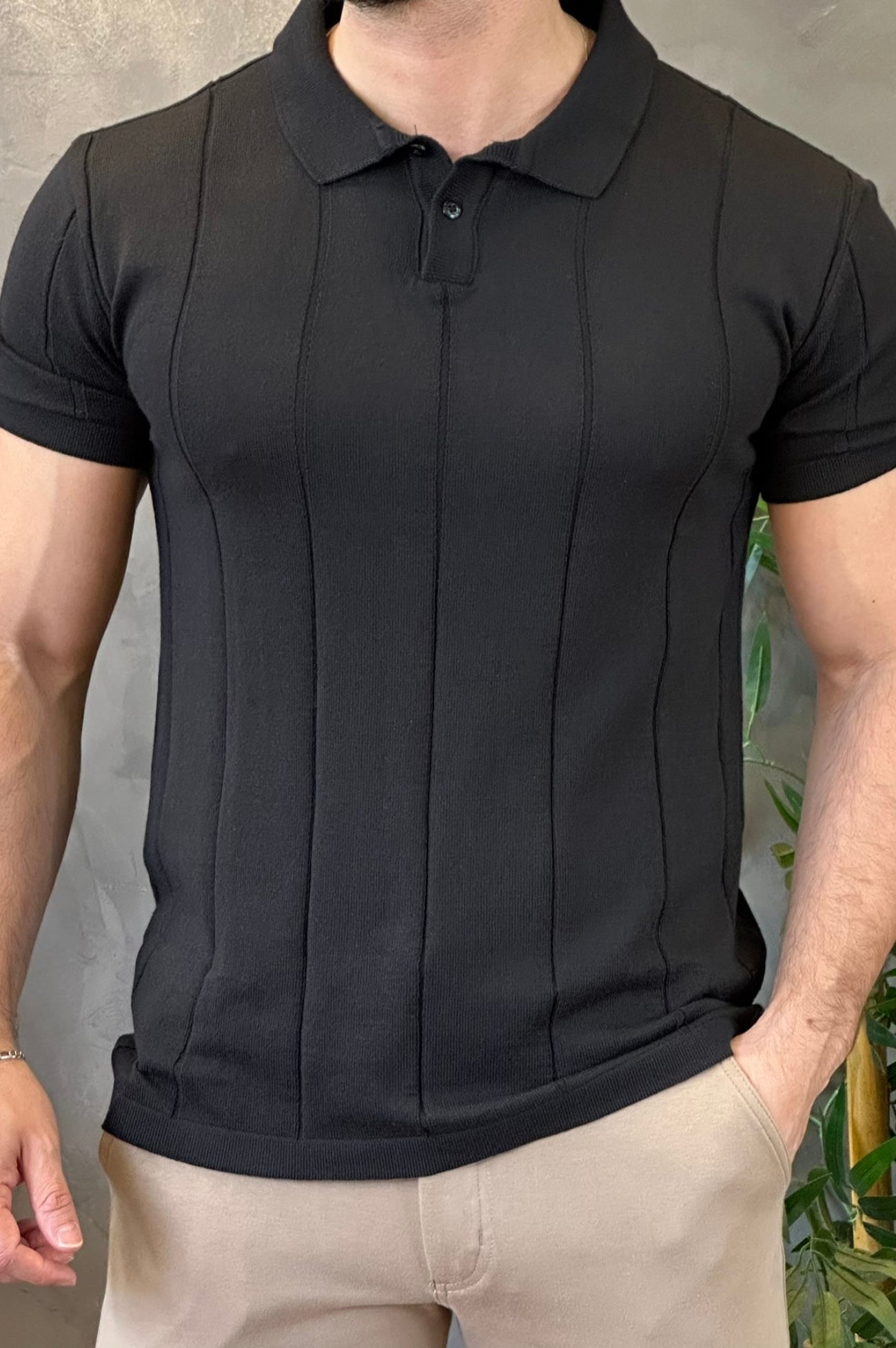 Polo Tricot Ankor Preto
