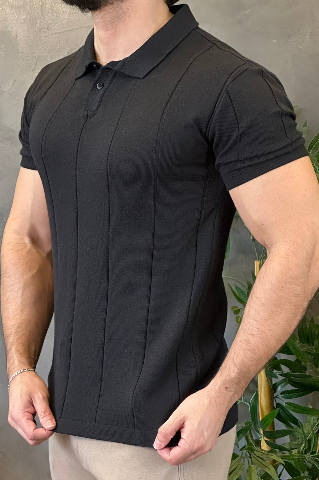 Polo Tricot Ankor Preto