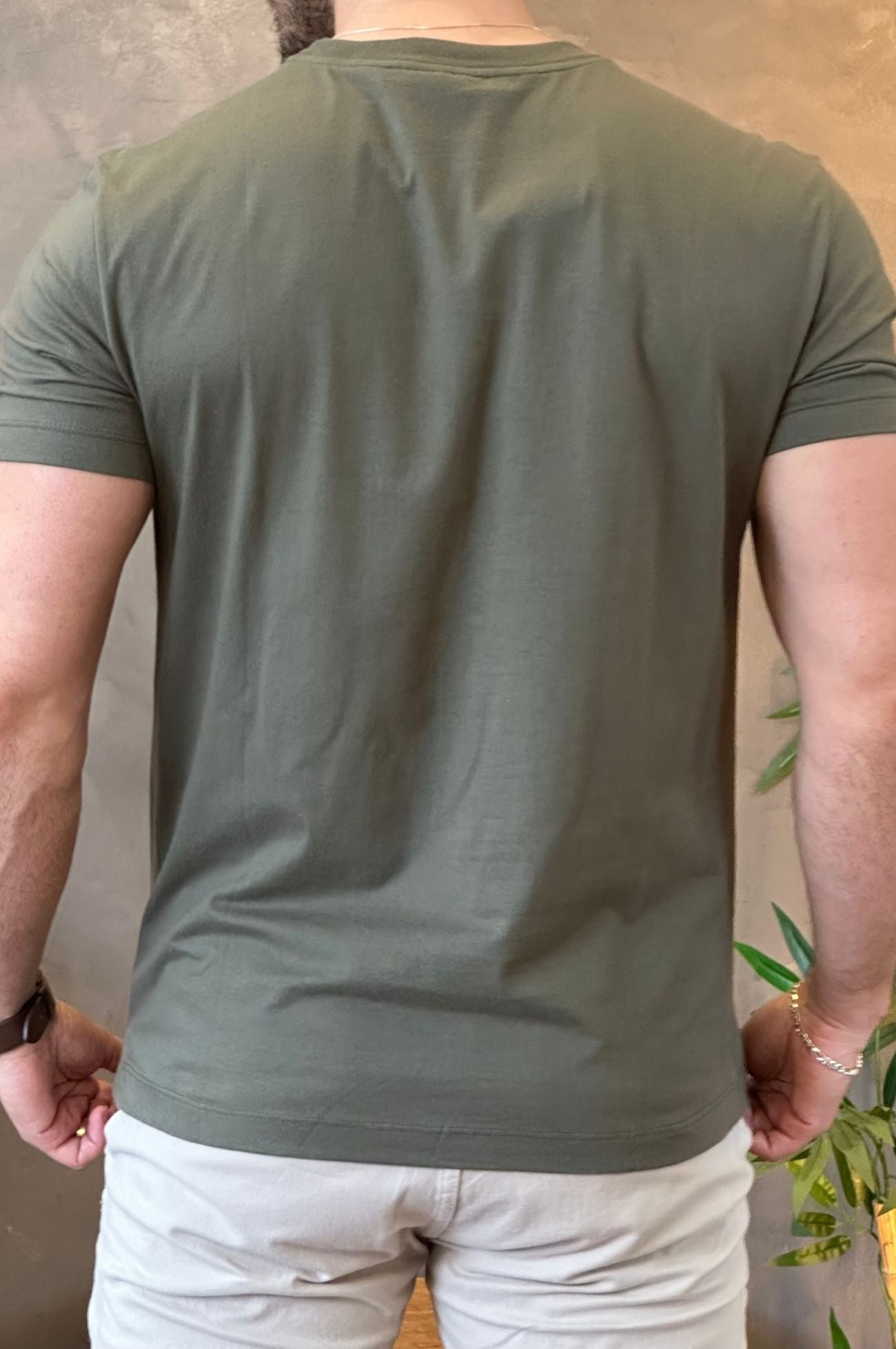 Camiseta Verde Embossing CK