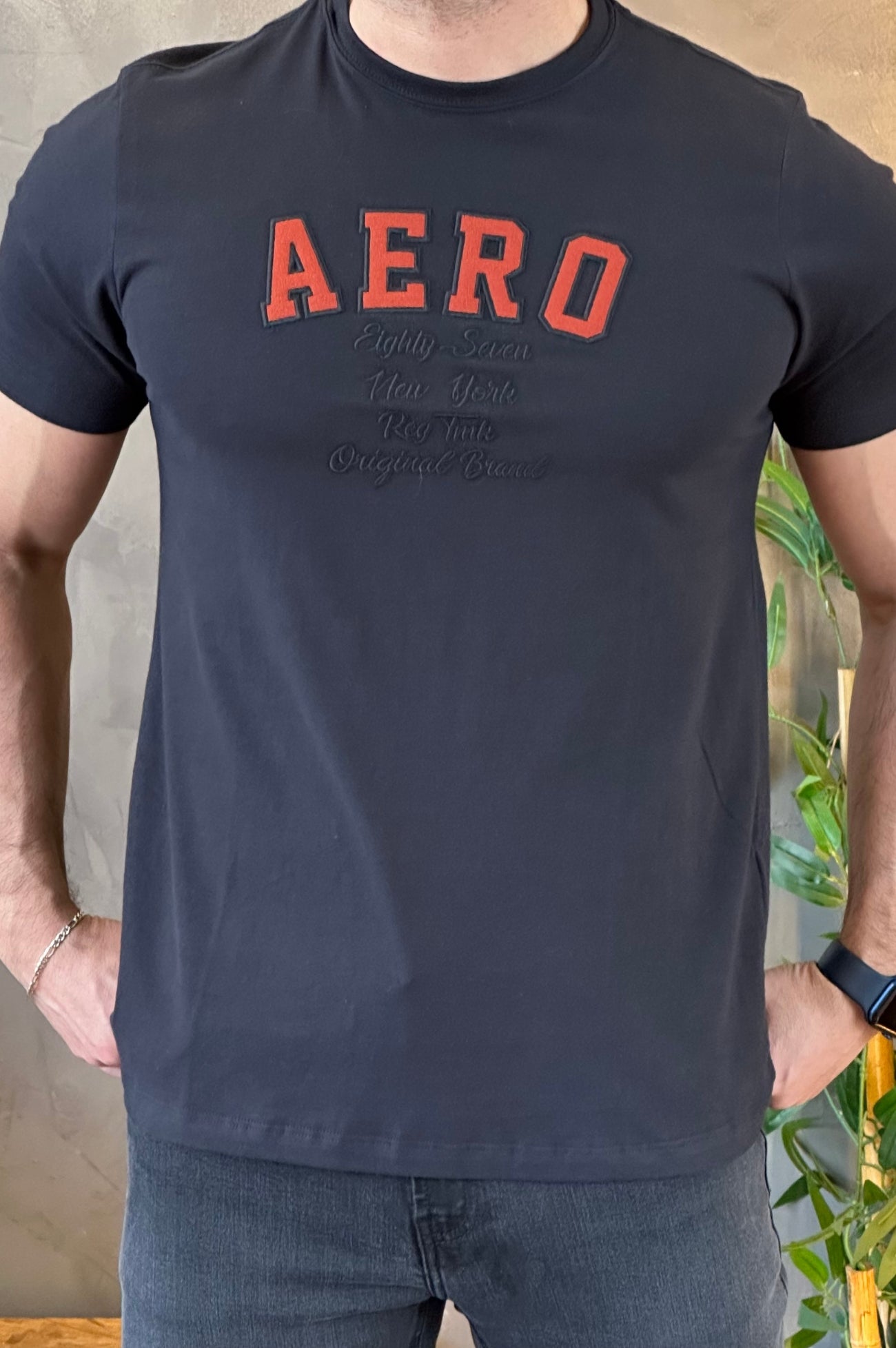 Camiseta Logo Bordada Aeropostale