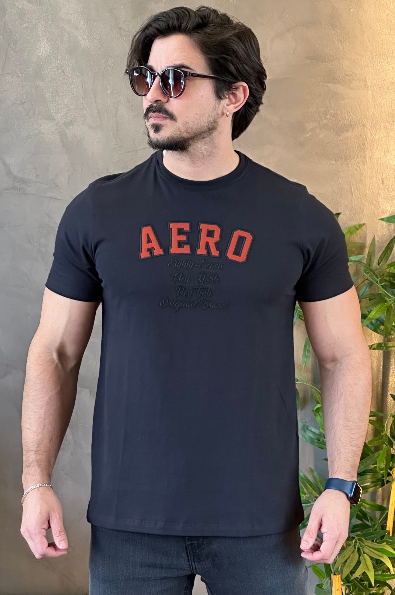 Camiseta Logo Bordada Aeropostale