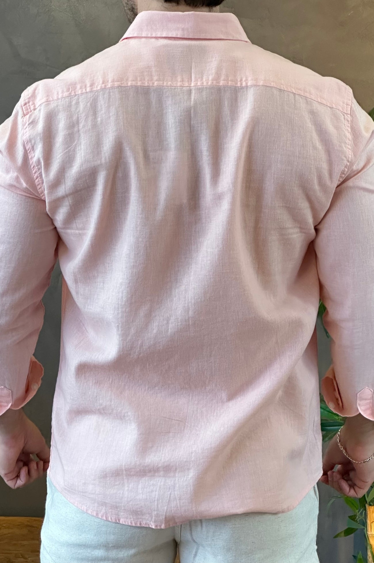 Camisa Linho King&Joe Rosa