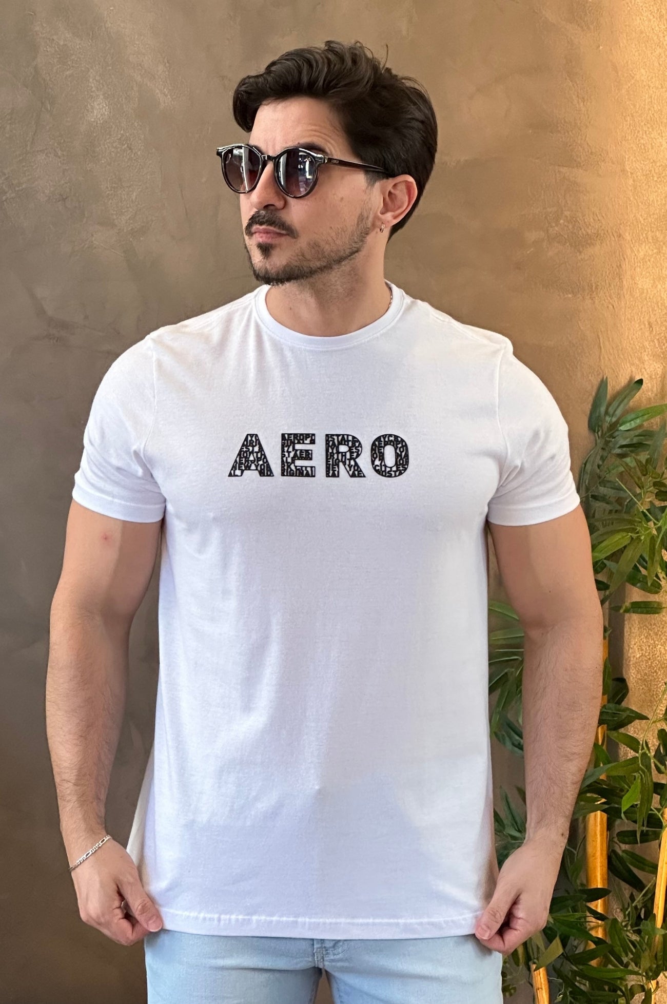 Camiseta Branca Aeropostale