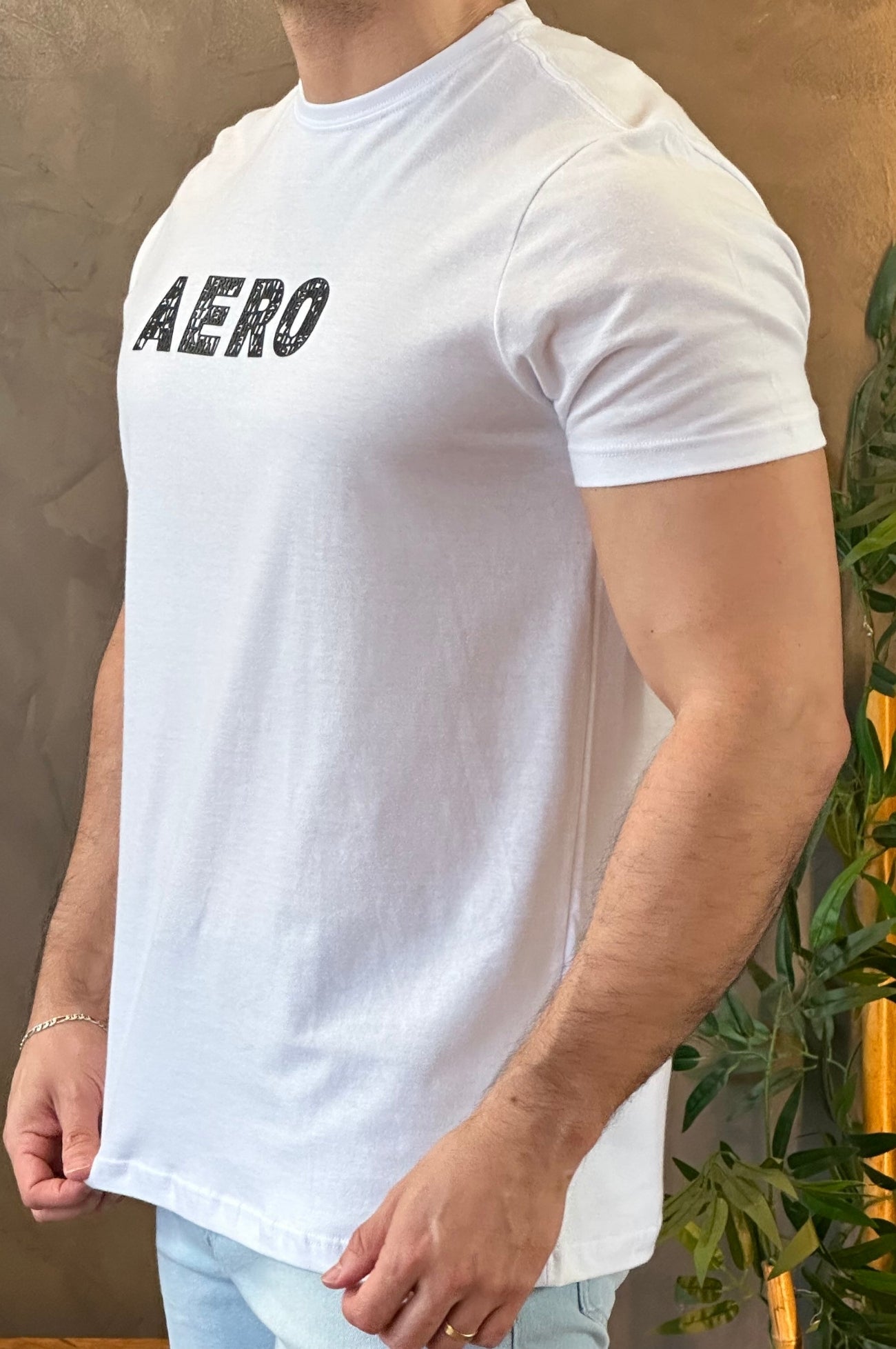 Camiseta Branca Aeropostale