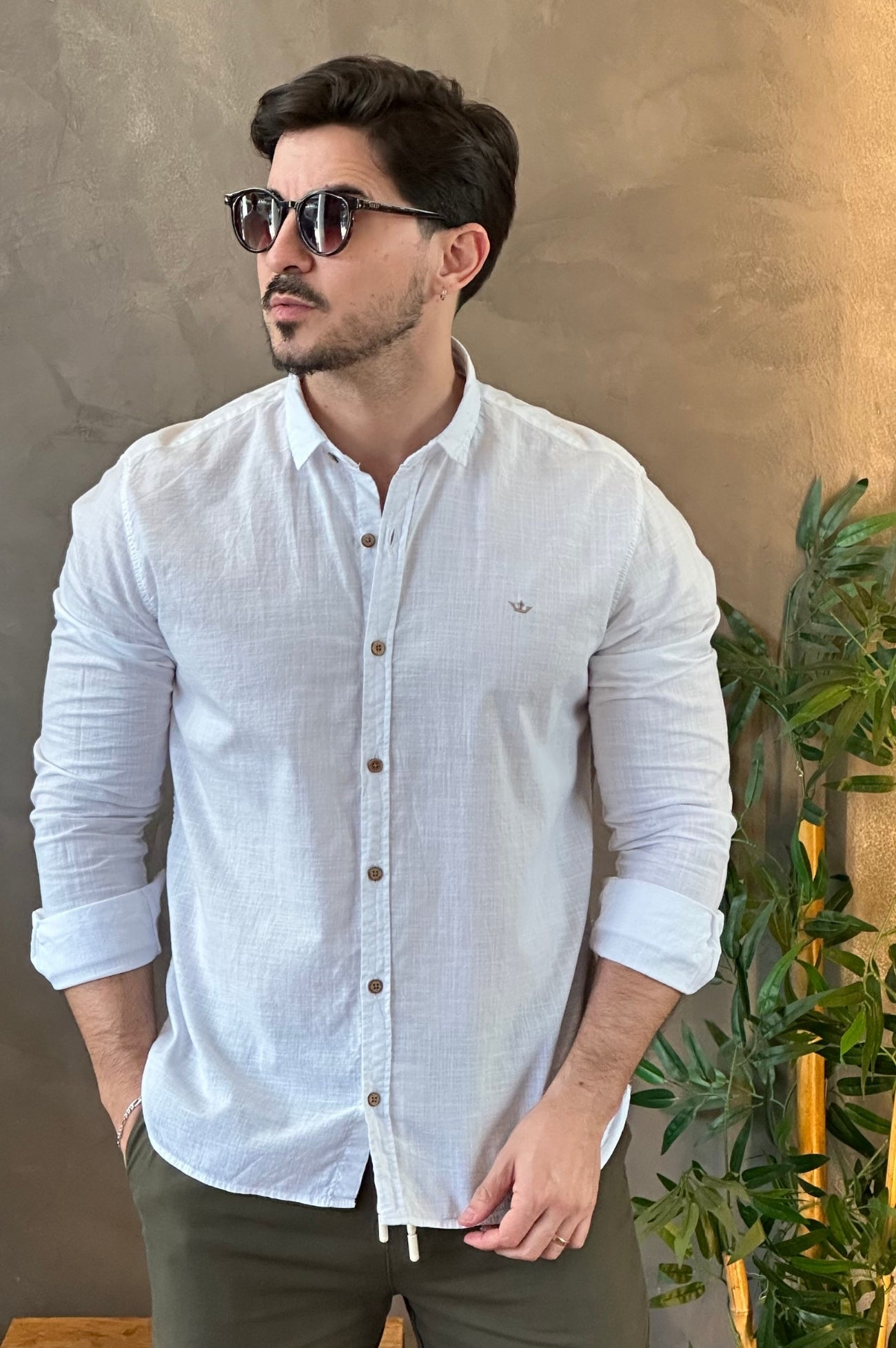 Camisa Flame Branca Docthos