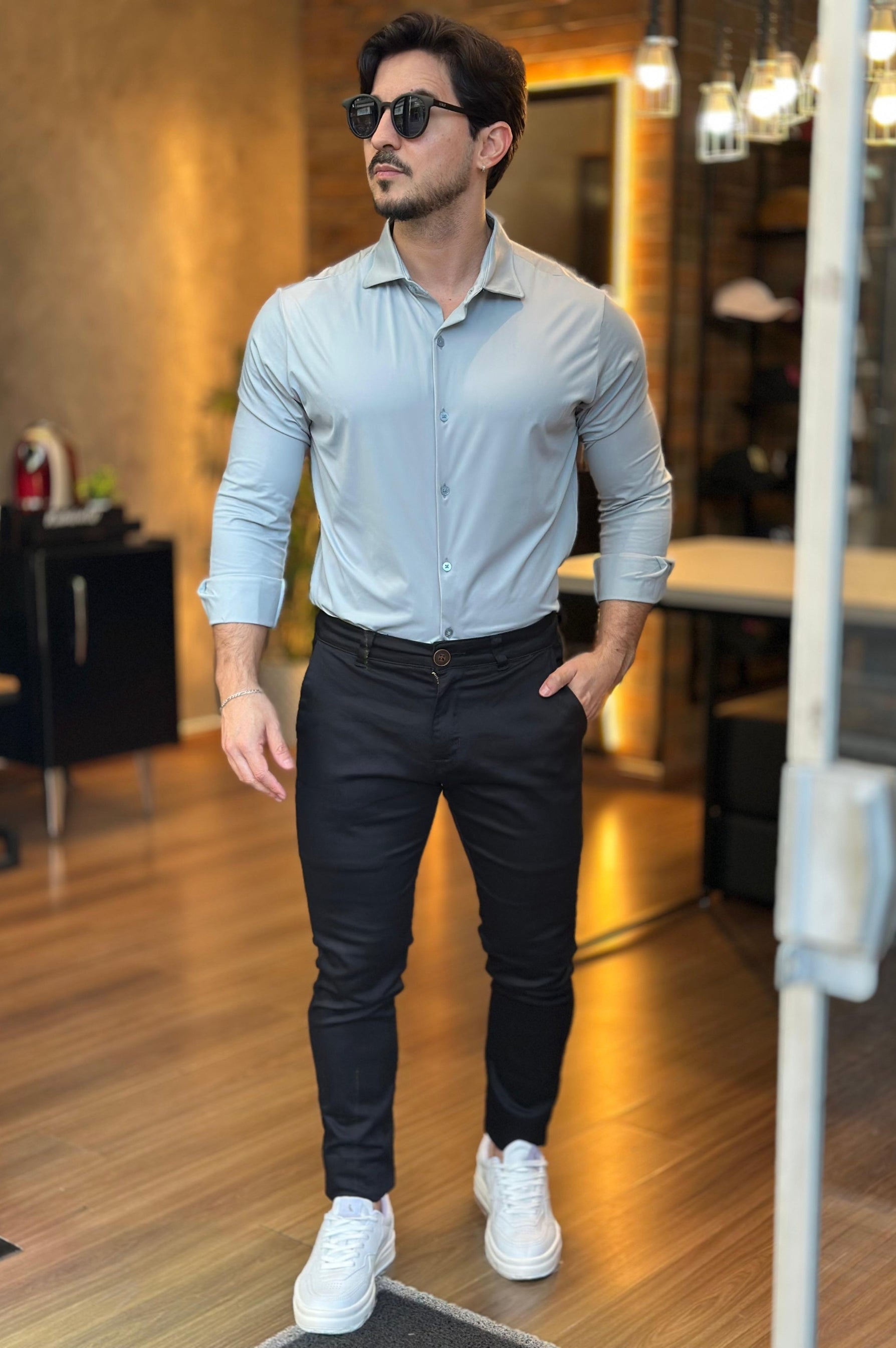 Camisa Social Tecnológica Sibra