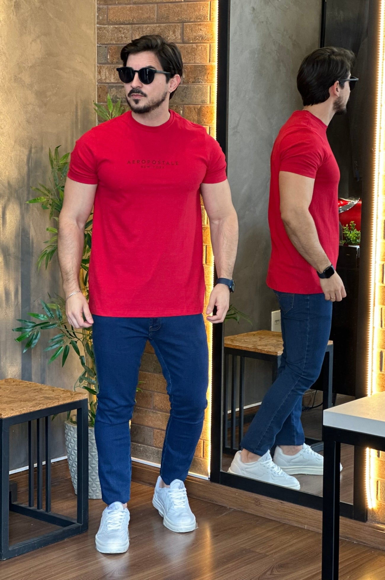 Camiseta Aeropostale Vermelha