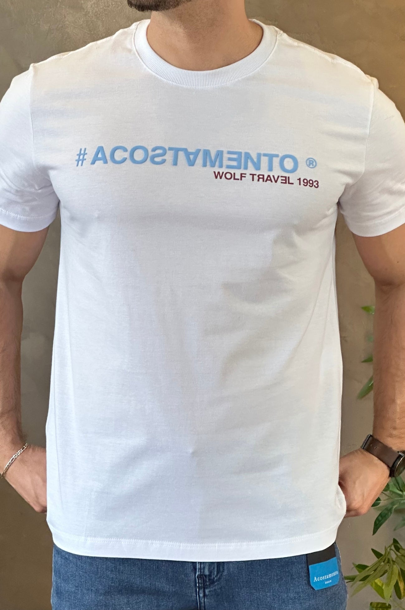 Camiseta Branca Acostamento