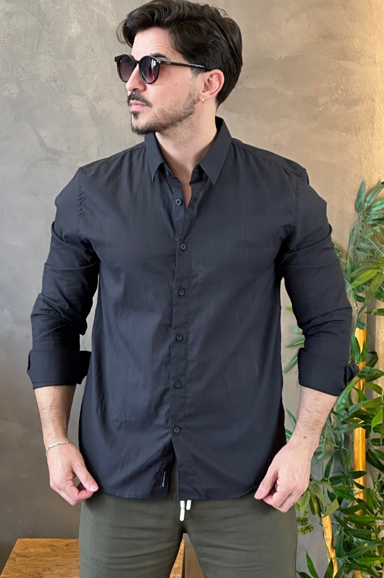 Camisa Flame Preta King&Joe