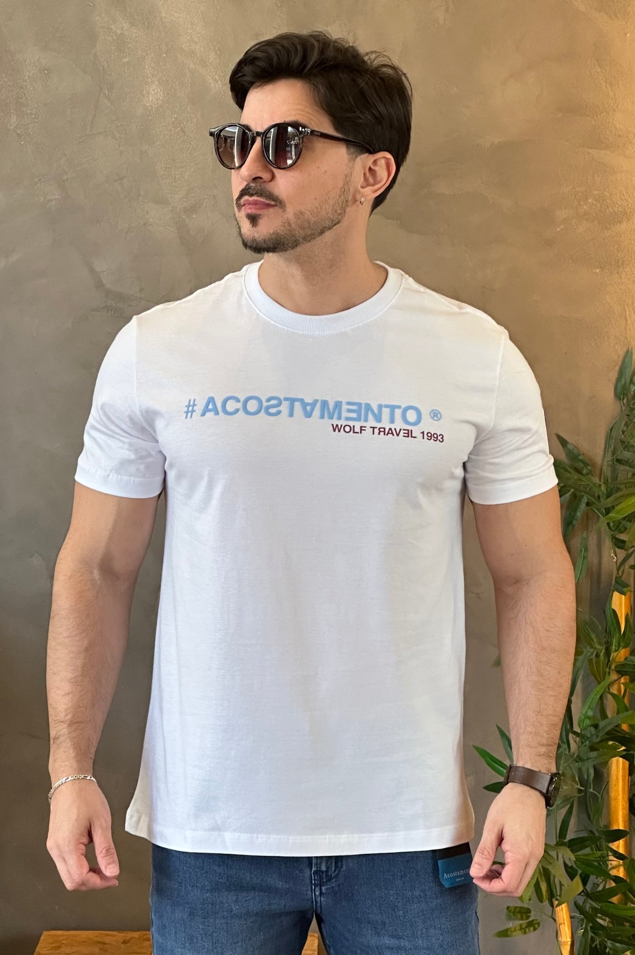 Camiseta Branca Acostamento