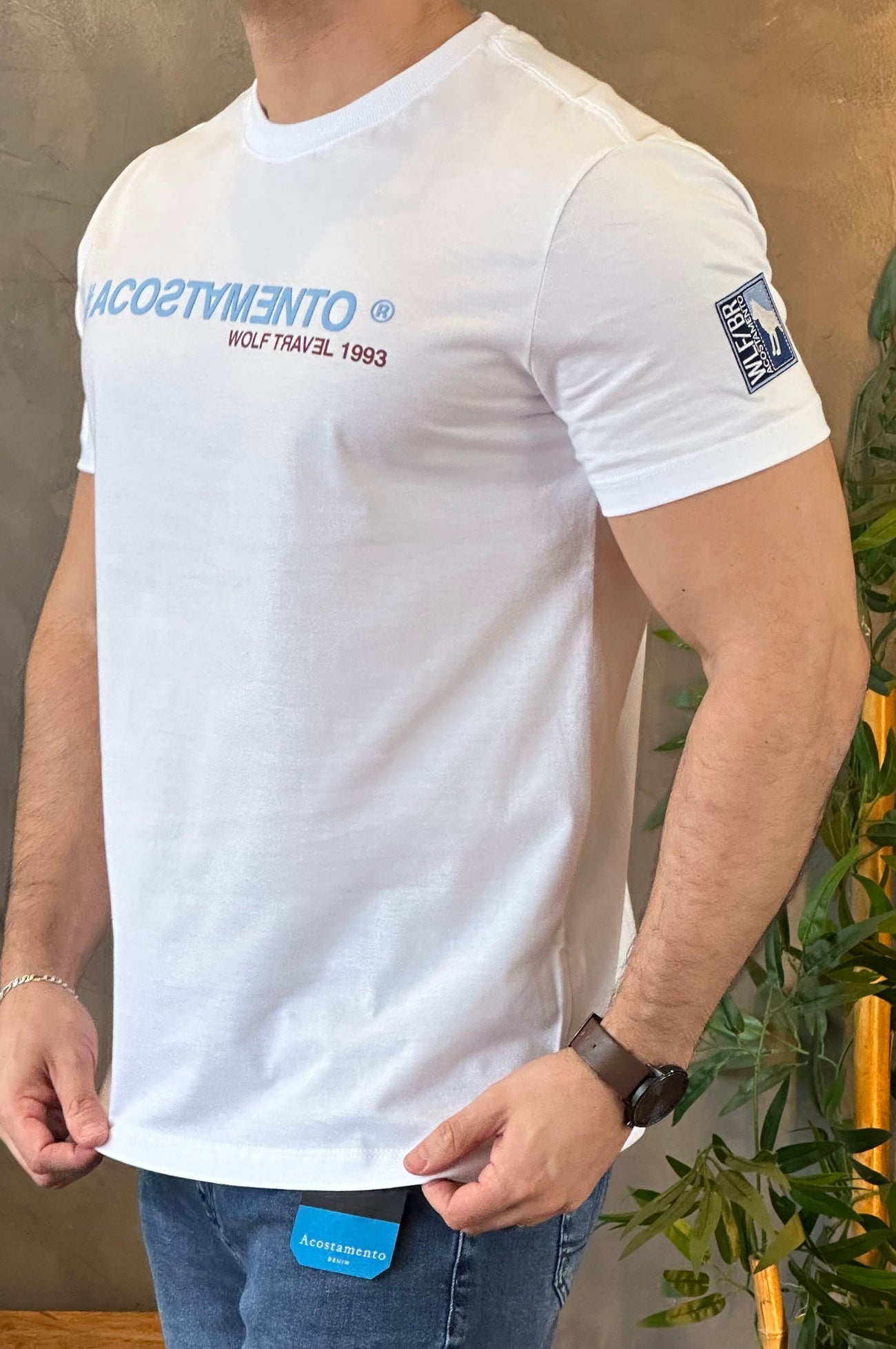 Camiseta Branca Acostamento