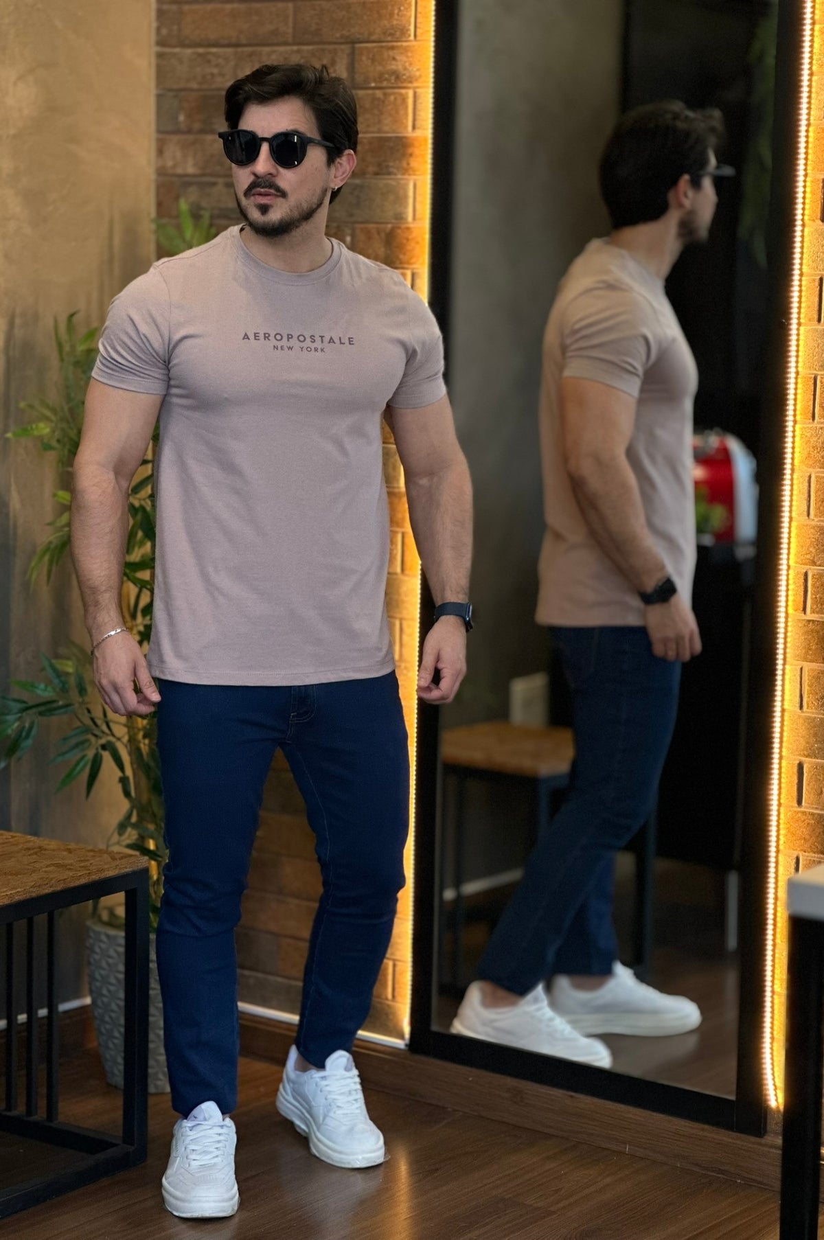 Camiseta rose Aeropostale