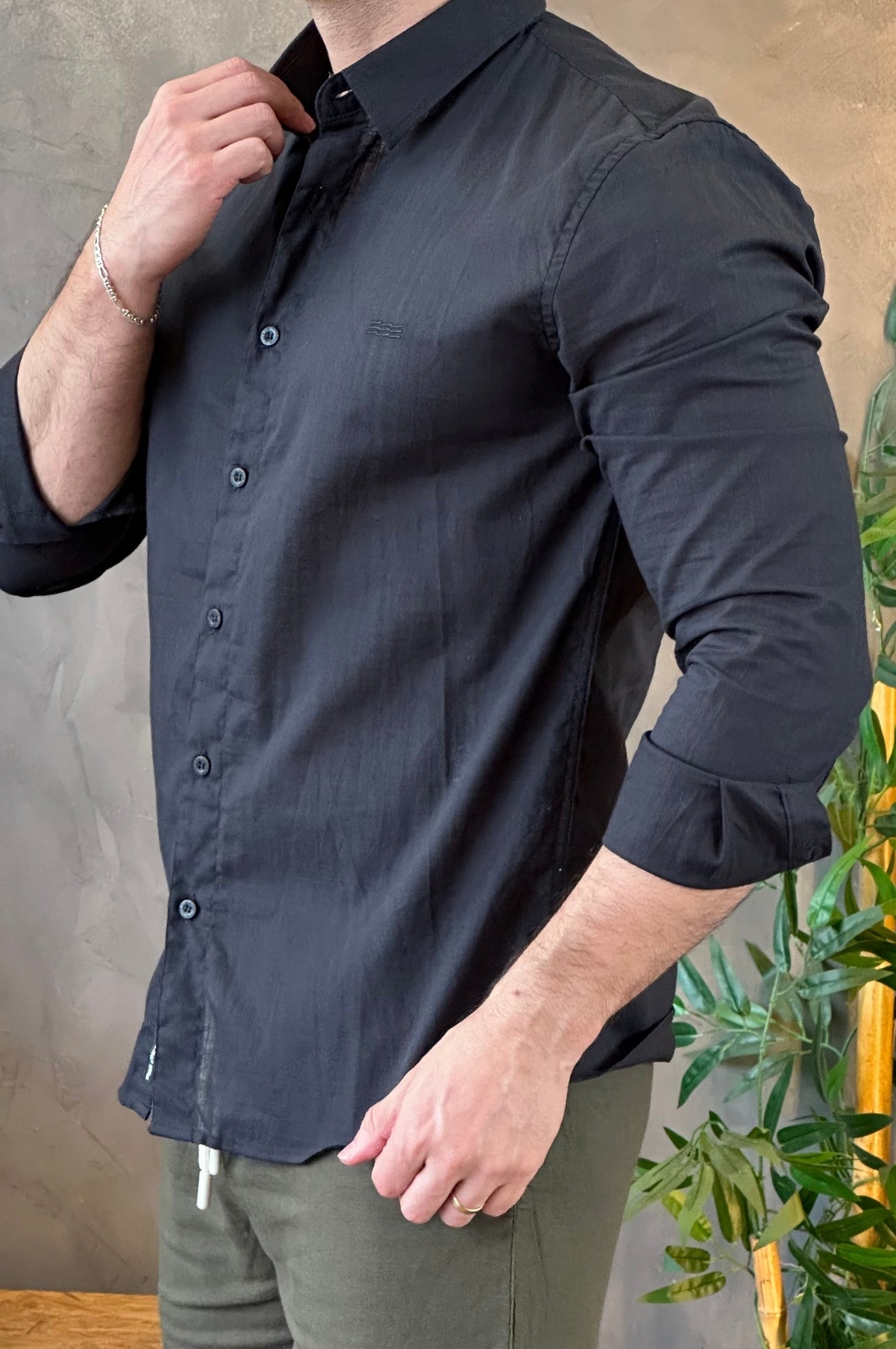 Camisa Flame Preta King&Joe