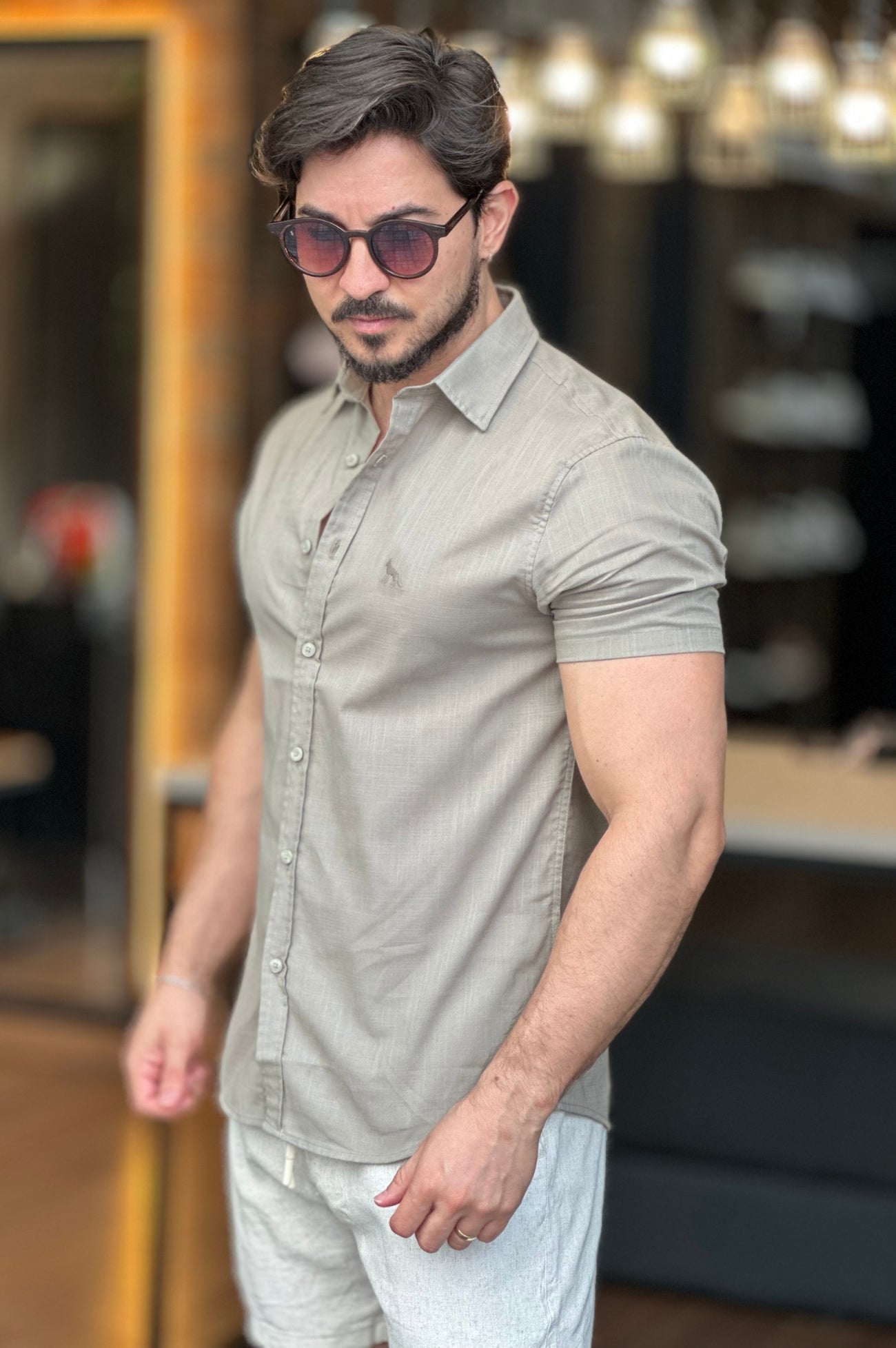 Camisa Flame Verde Acostamento