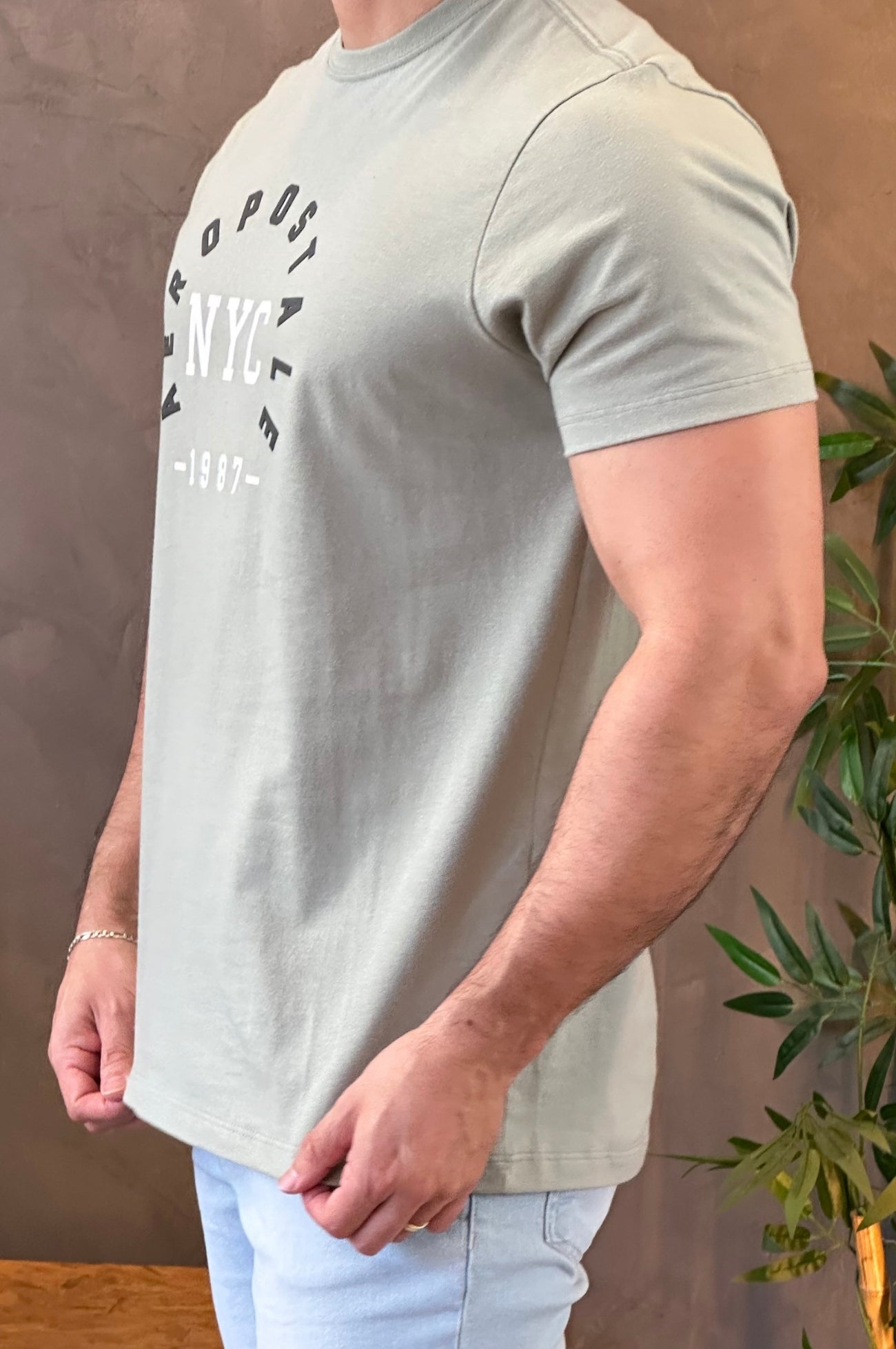 Camiseta Verde Claro Aeropostale