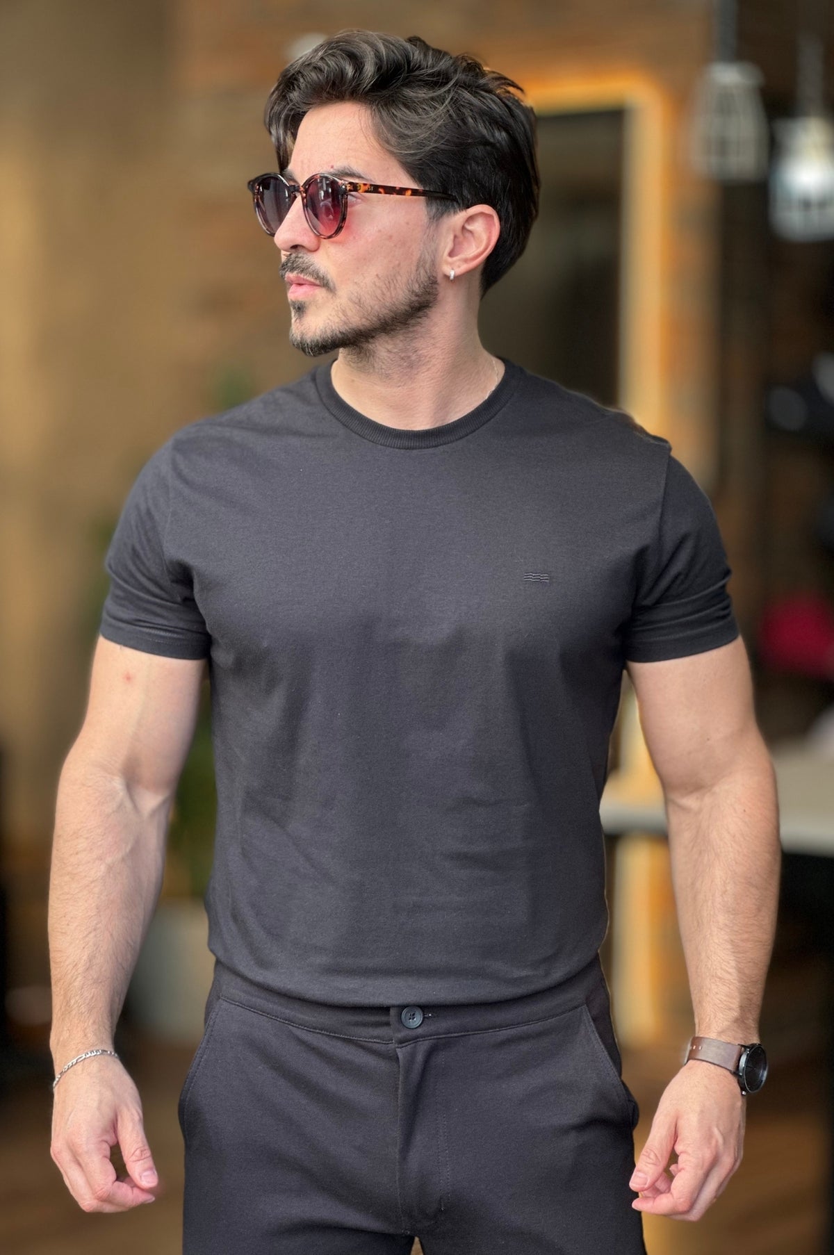 Camiseta Básica Bordada King&Joe