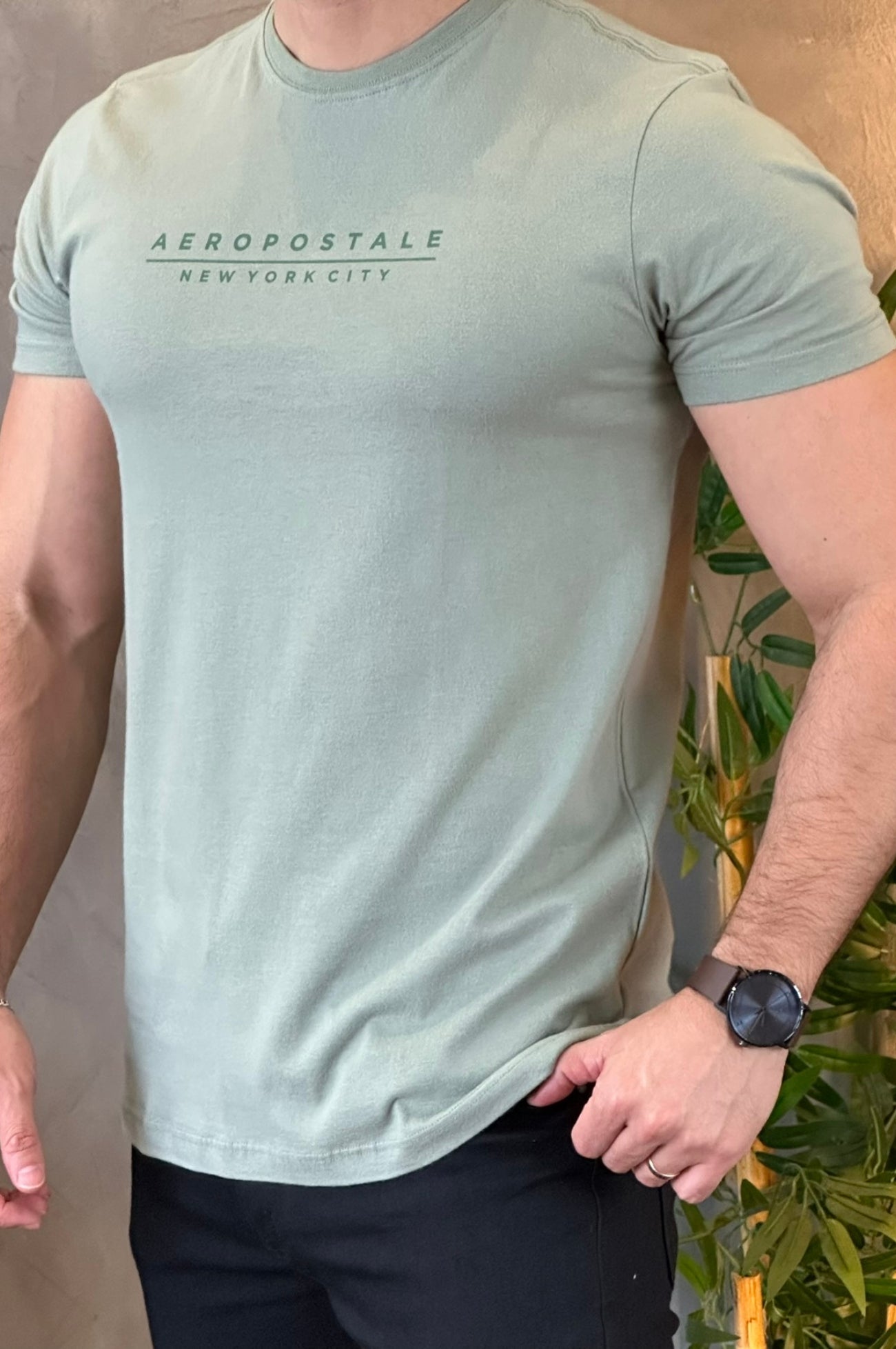 Camiseta Verde Aeropostale