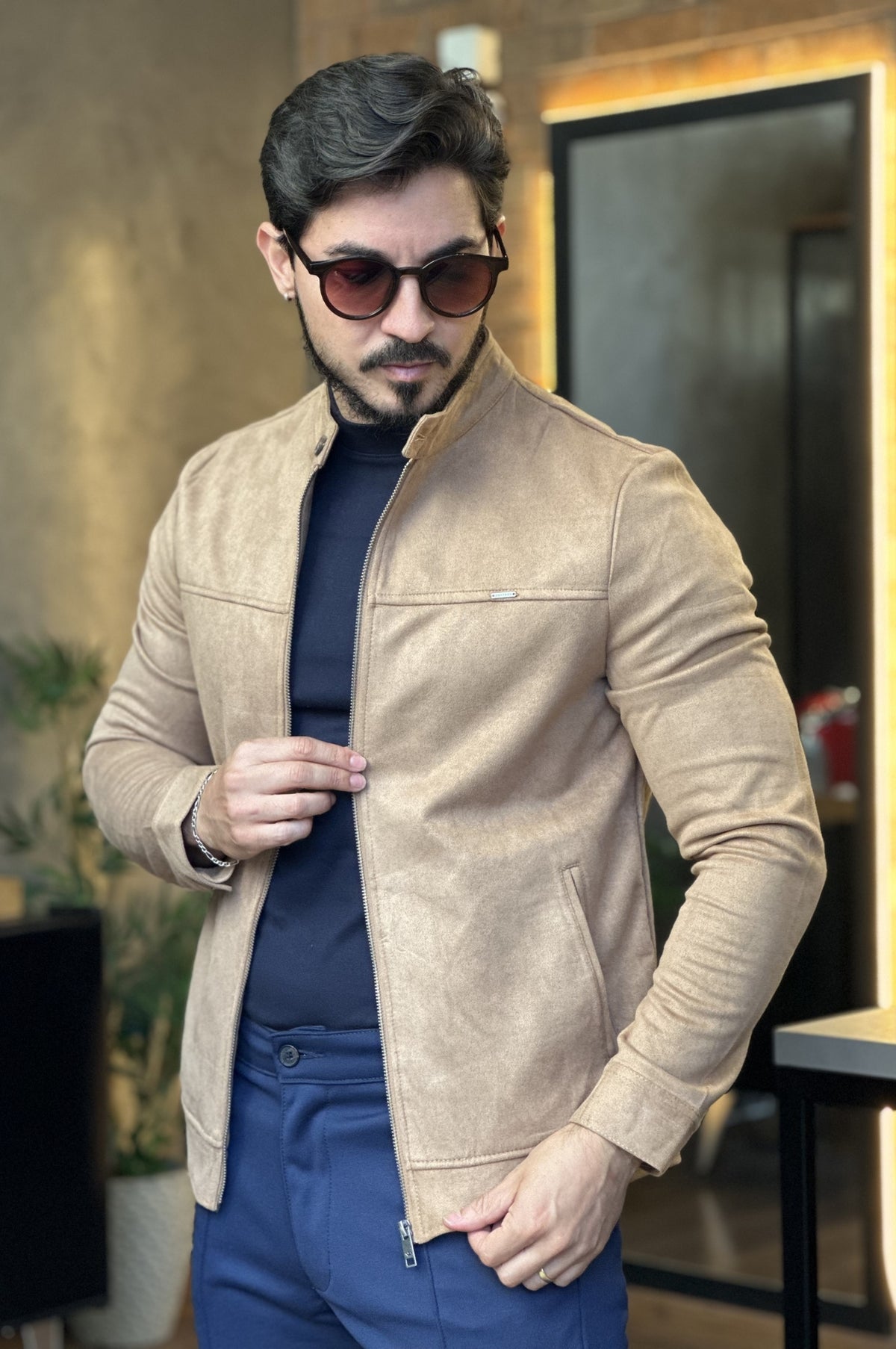 Jaqueta Suede Docthos