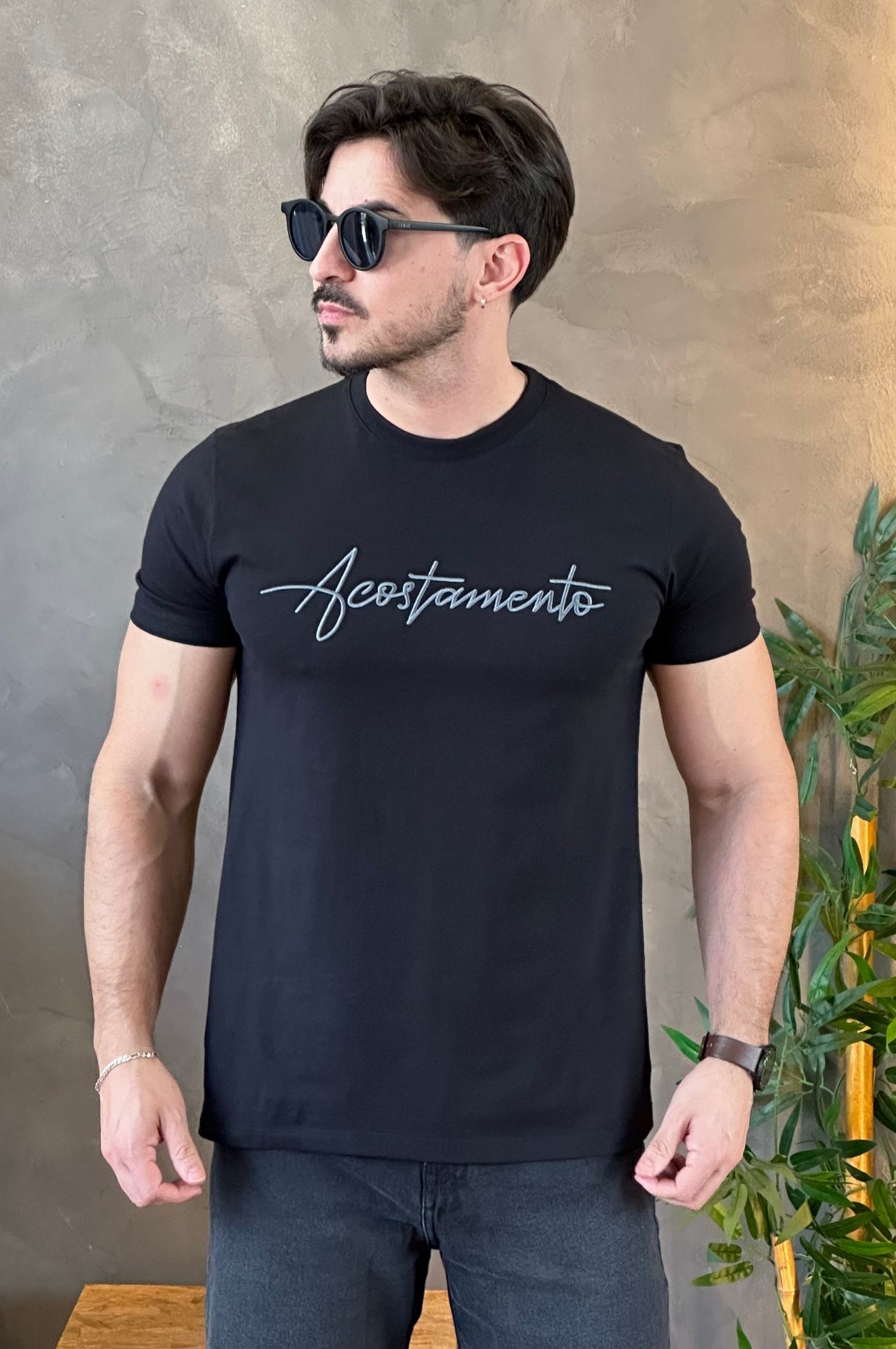 Camiseta Preta Acostamento