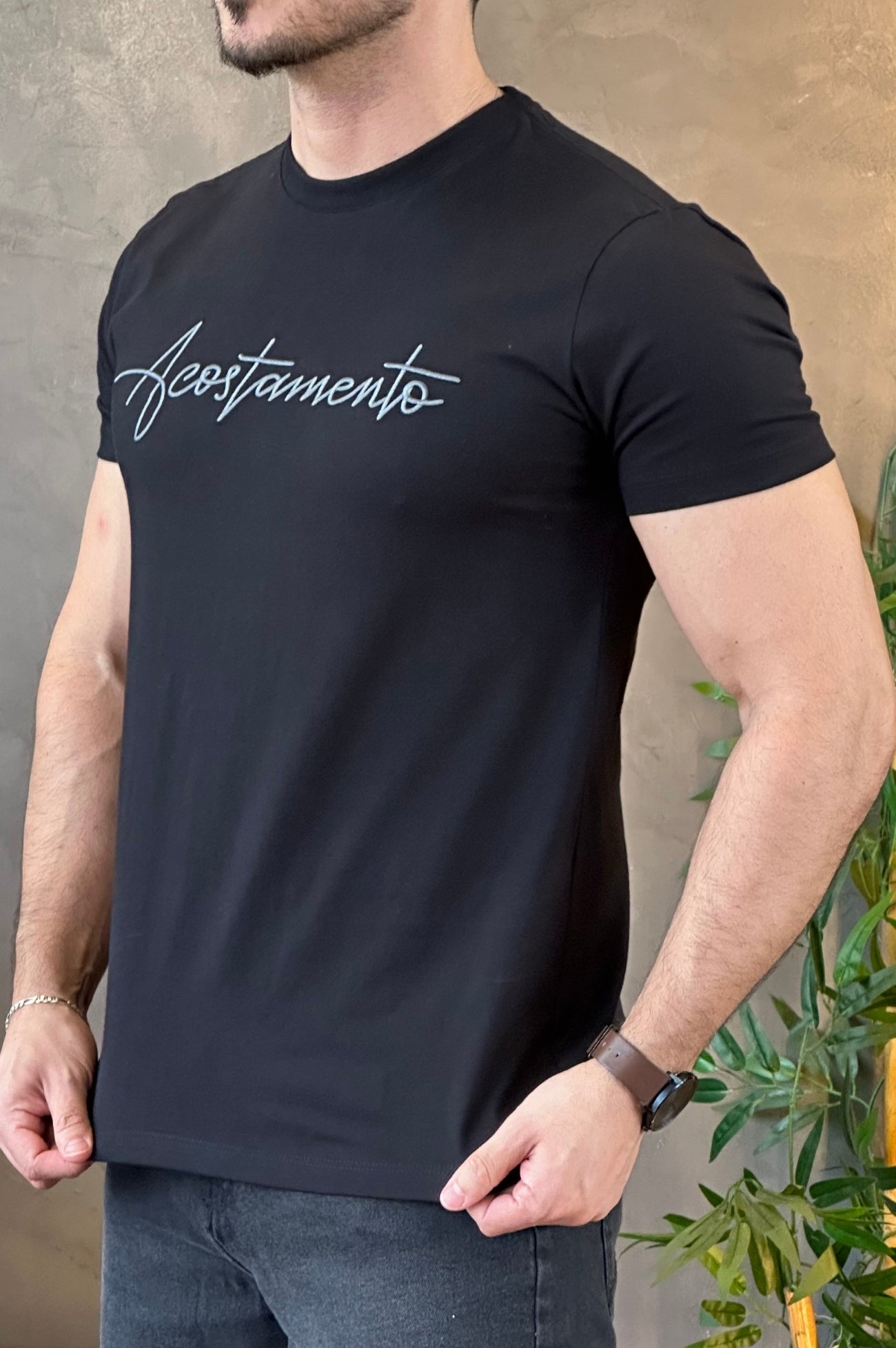 Camiseta Preta Acostamento