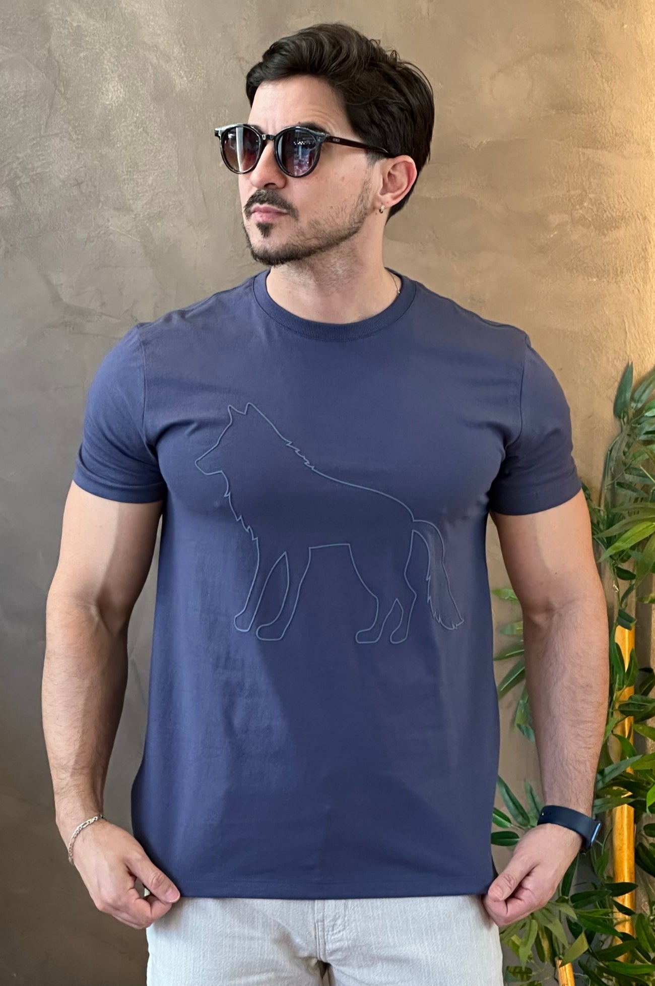 Camiseta Roxa Lobo Acostamento