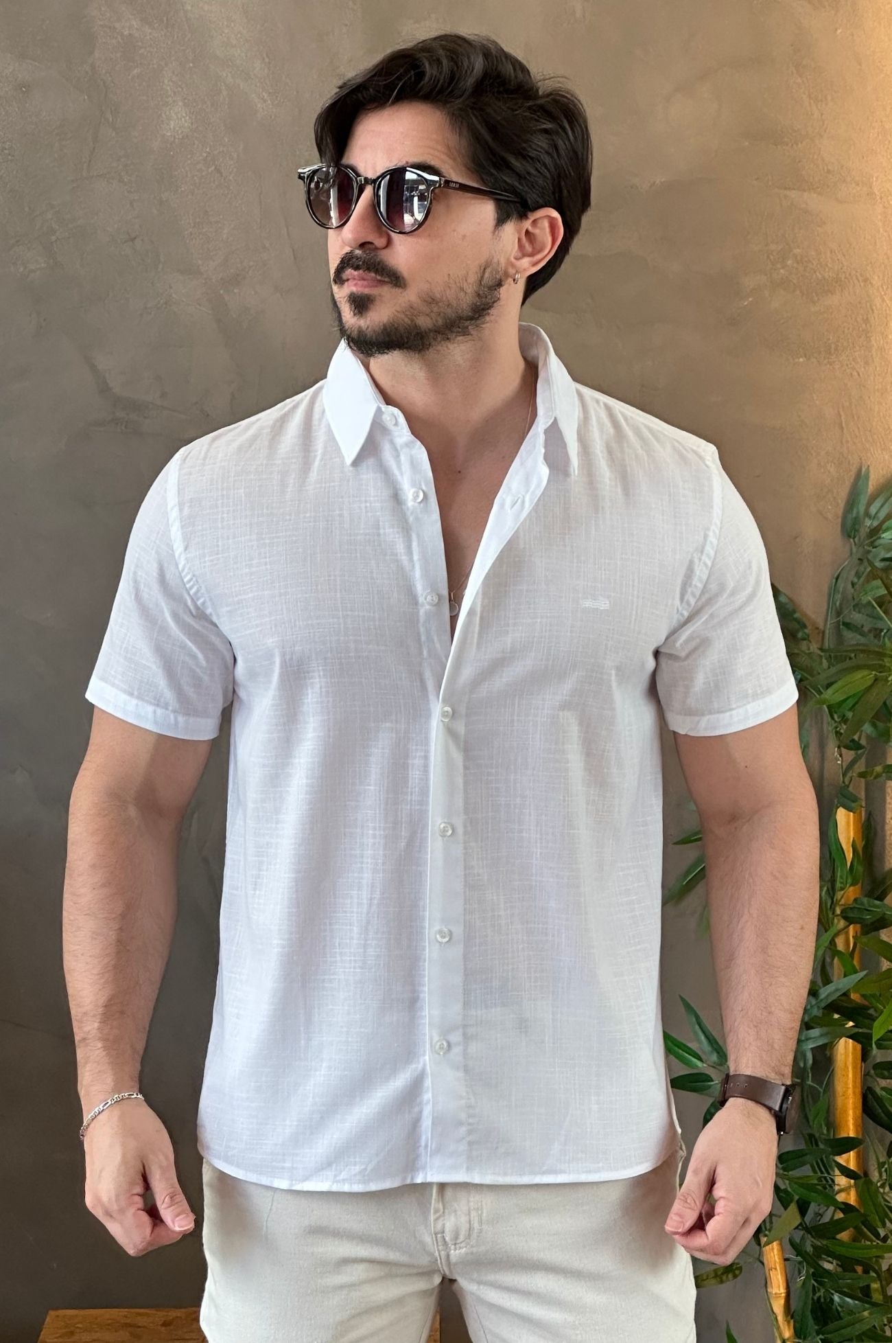 Camisa Flame Manga Curta King&Joe