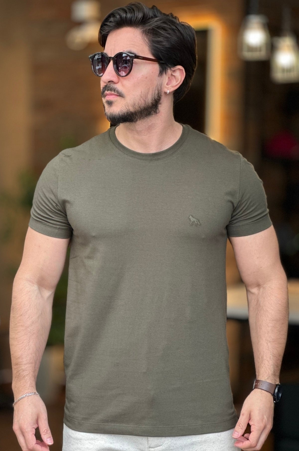 Camiseta Algodão com Elastano Acostamento