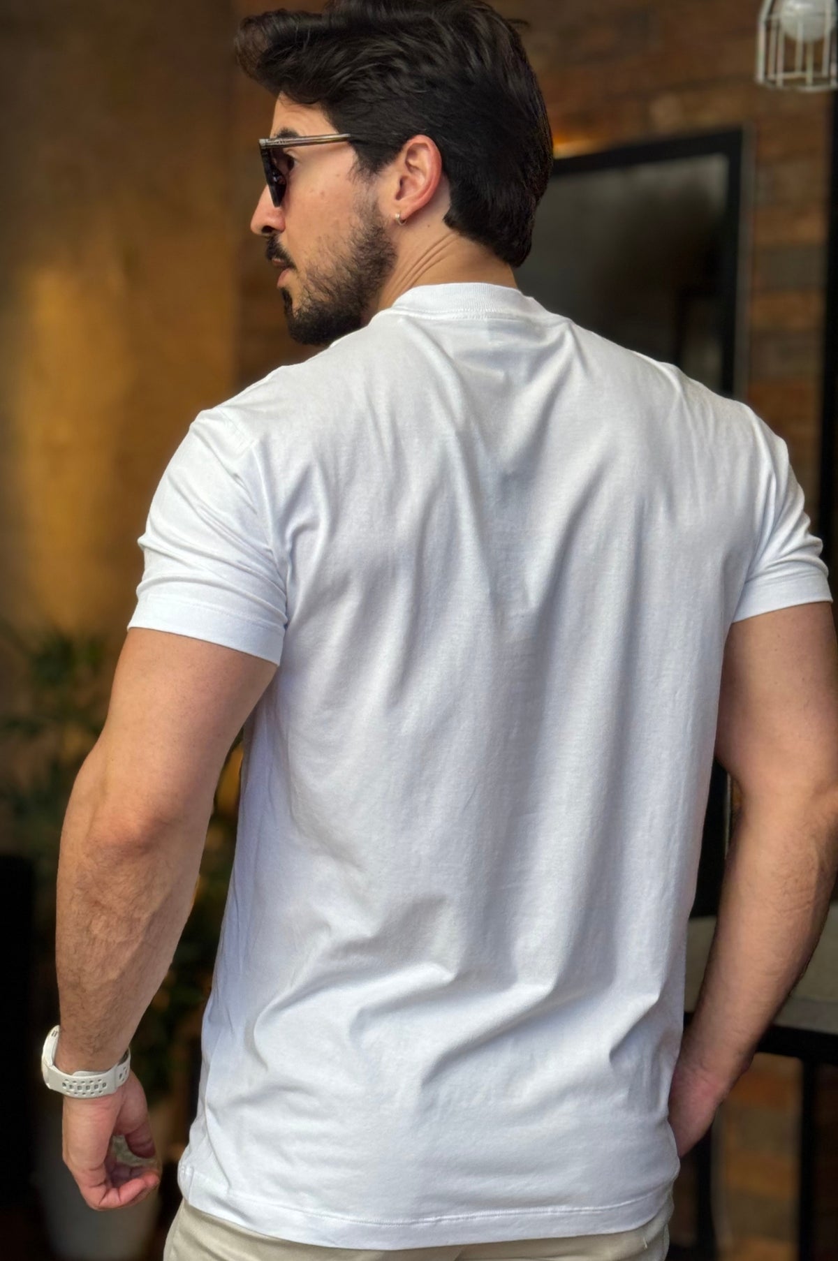 Camiseta com Escrita Acostamento