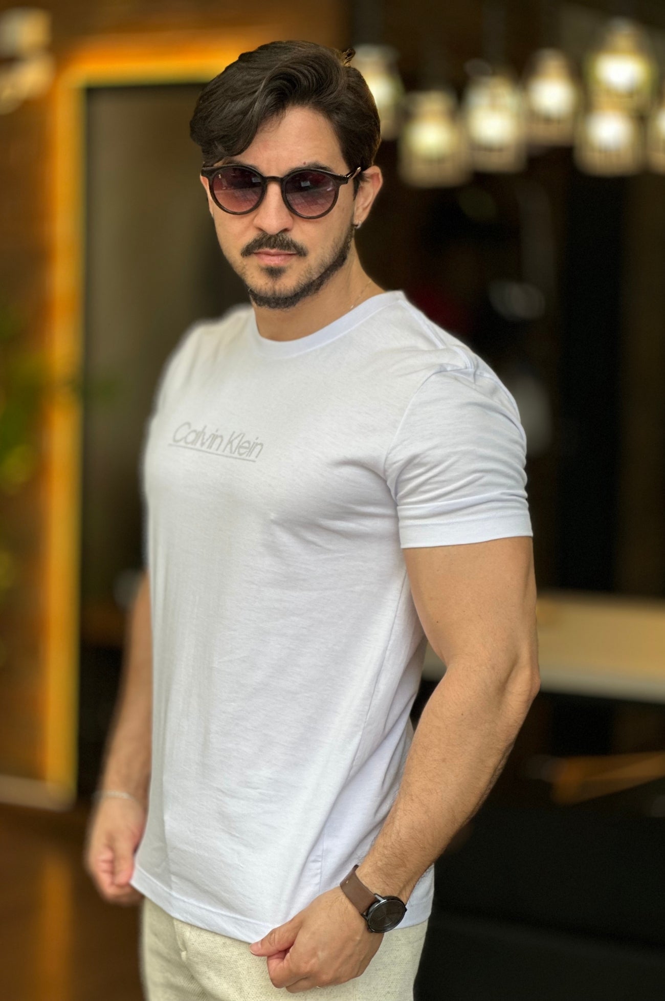 Camiseta Branca Calvin Klein