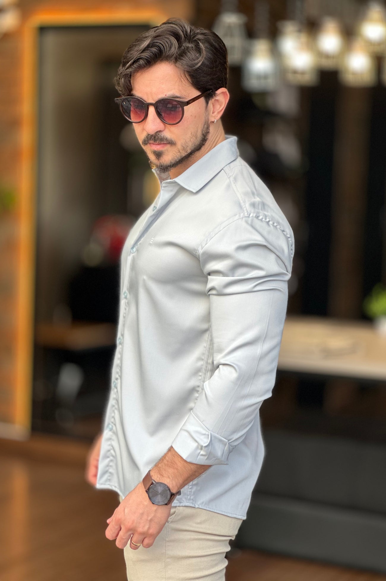 Camisa Social Slim Fit Happen