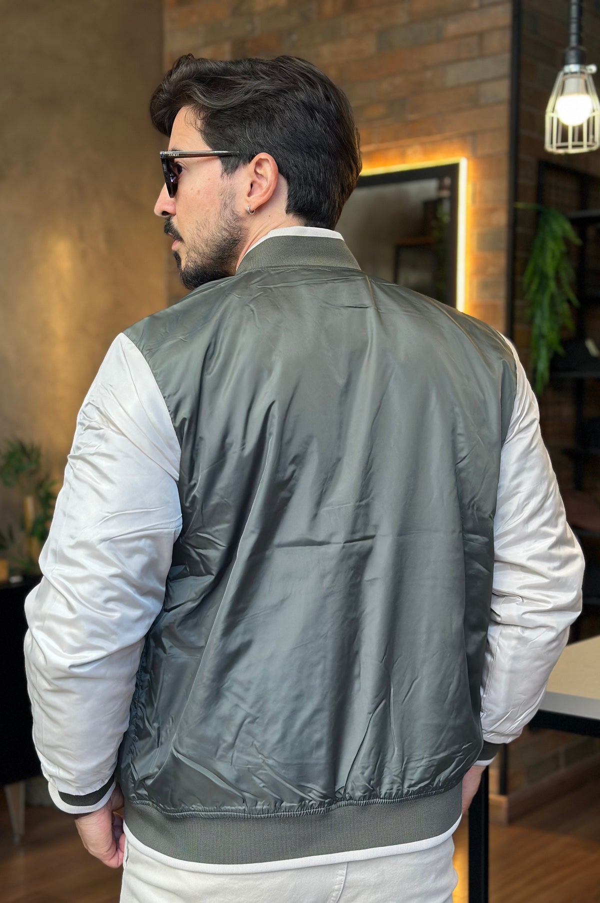 Jaqueta Bomber Verde Ogochi
