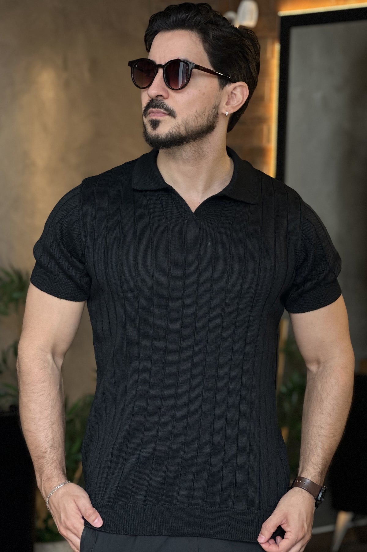Polo Italiana em Tricot