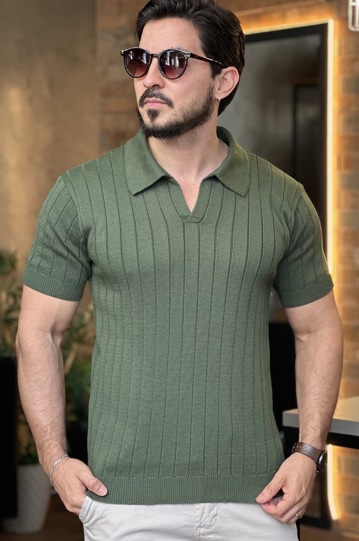 Polo Italiana em Tricot