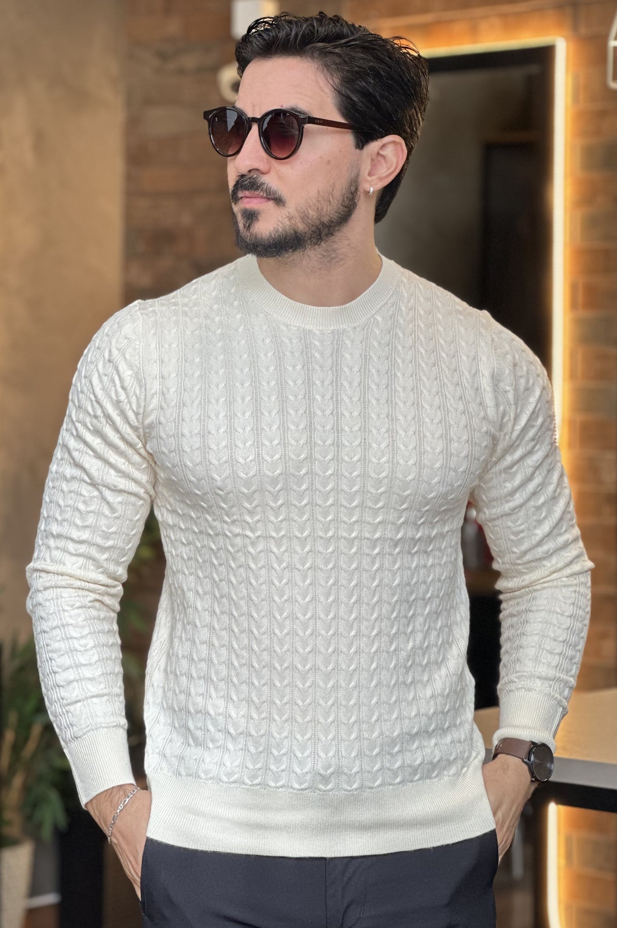 Suéter Tricot Texturizado