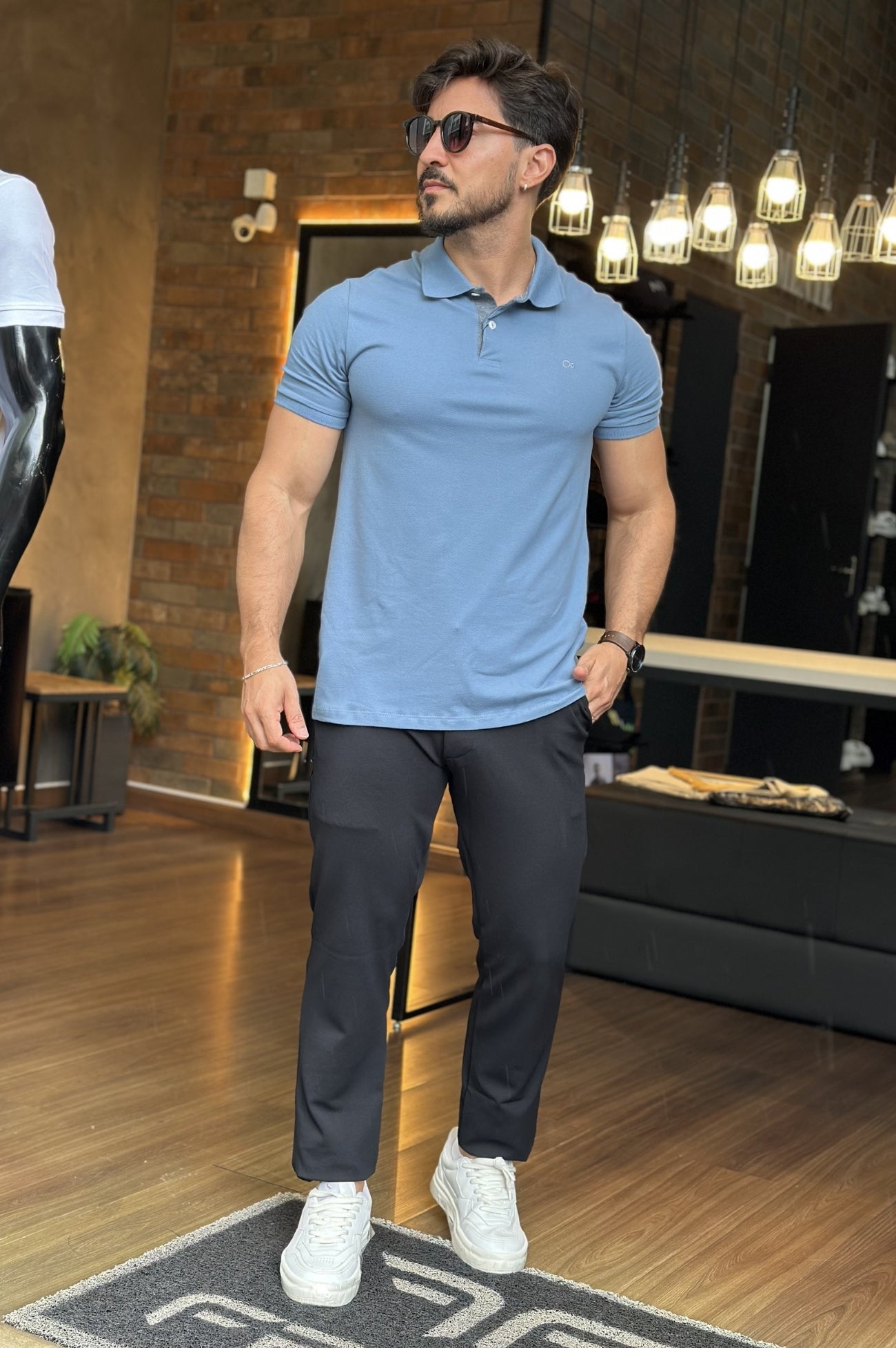 Polo com Elastano Ogochi