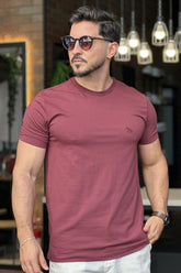 Camiseta Vinho com Elastano Acostamento