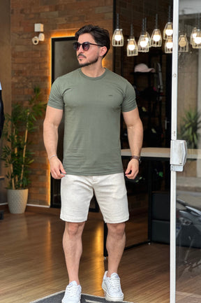 Camiseta Básica Bordada King&Joe