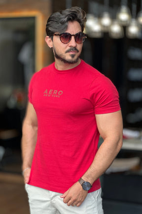 Camiseta Vermelha Aeropostale