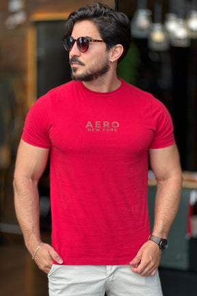 Camiseta Vermelha Aeropostale