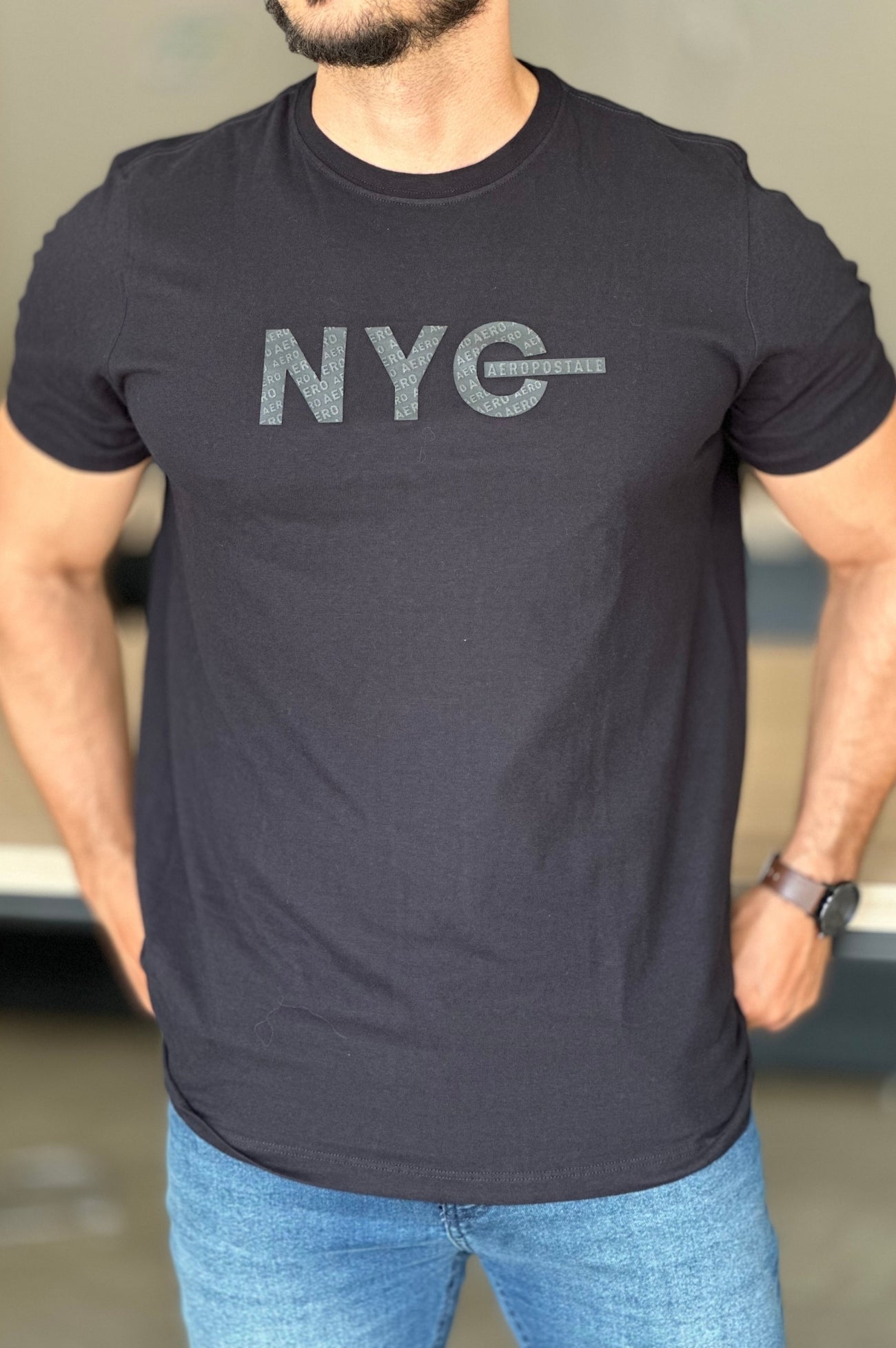 Camiseta Preta Aeropostale